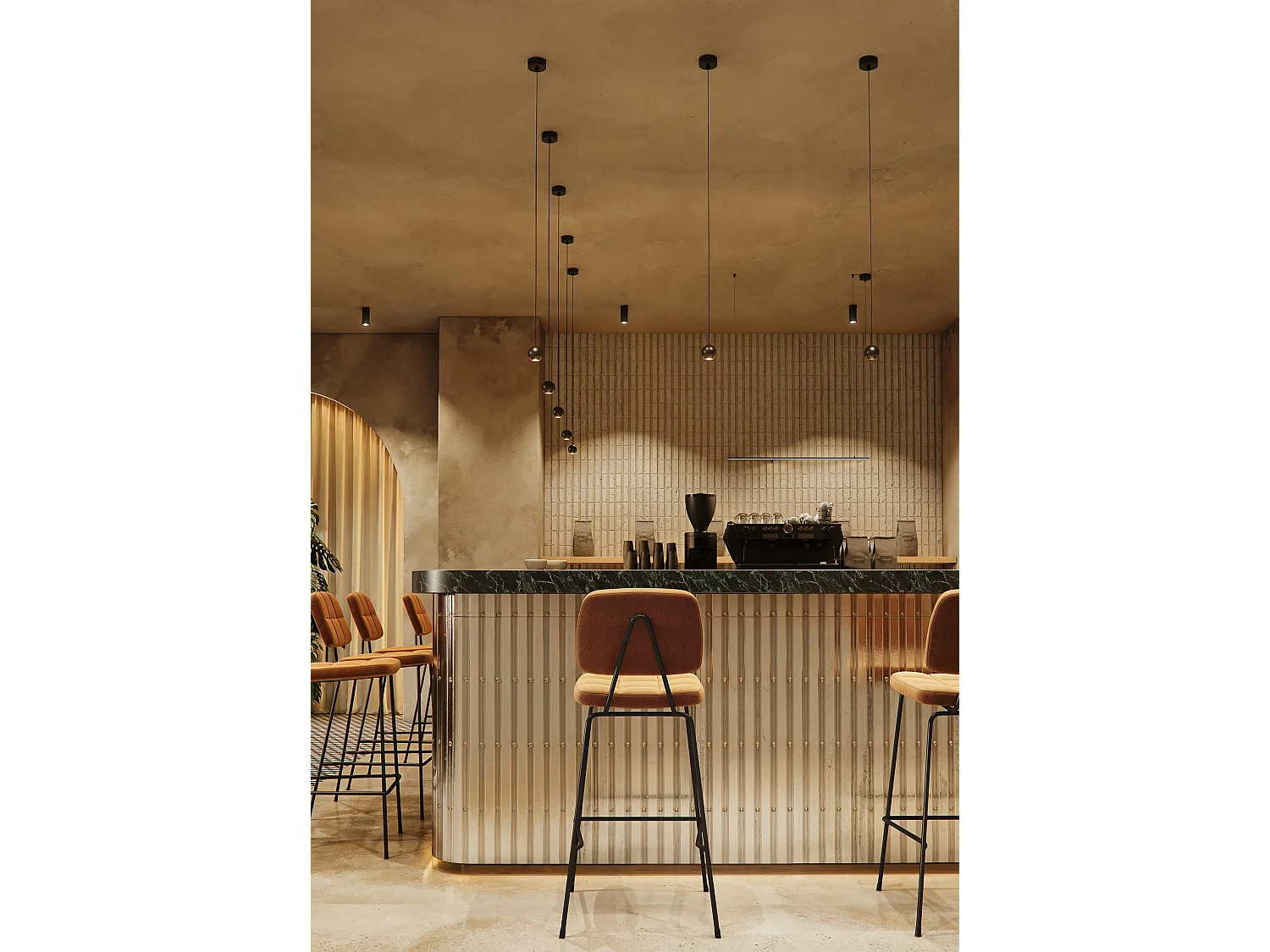 Bora hanglamp 8,5W 36º 2700K mat wit - Hoogwaardige precisie-ledverlichting voor interieurs - Beneito & Faure