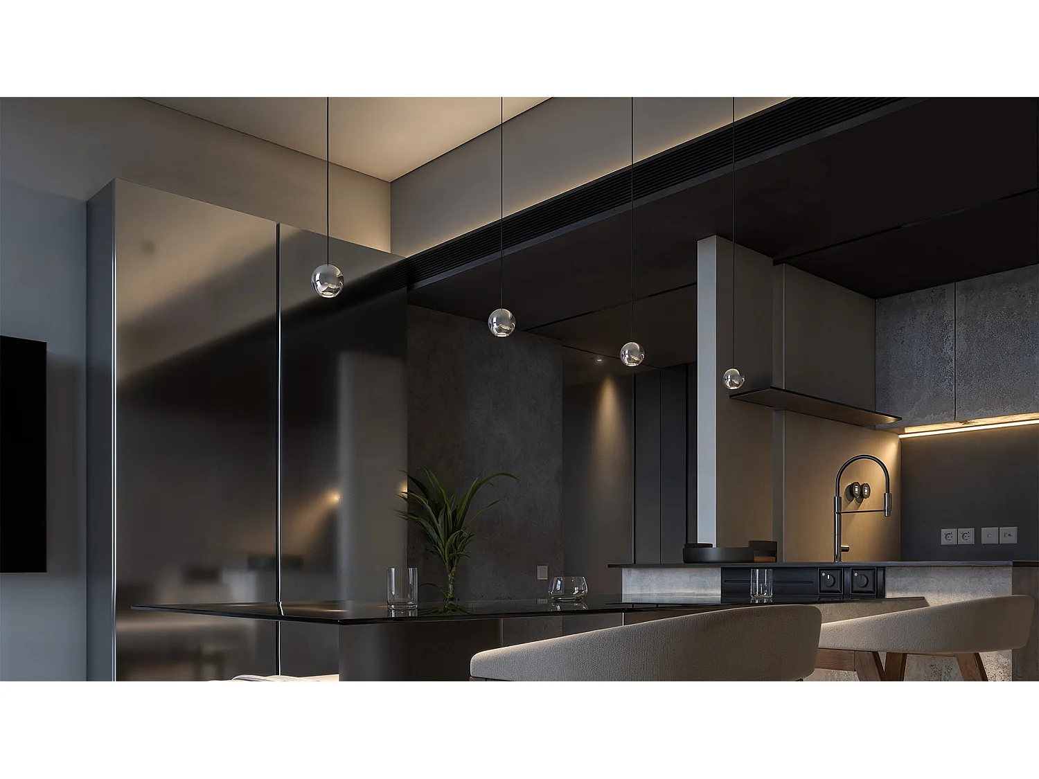 Bora hanglamp 8,5W 36º 2700K mat wit - Hoogwaardige precisie-ledverlichting voor interieurs - Beneito & Faure