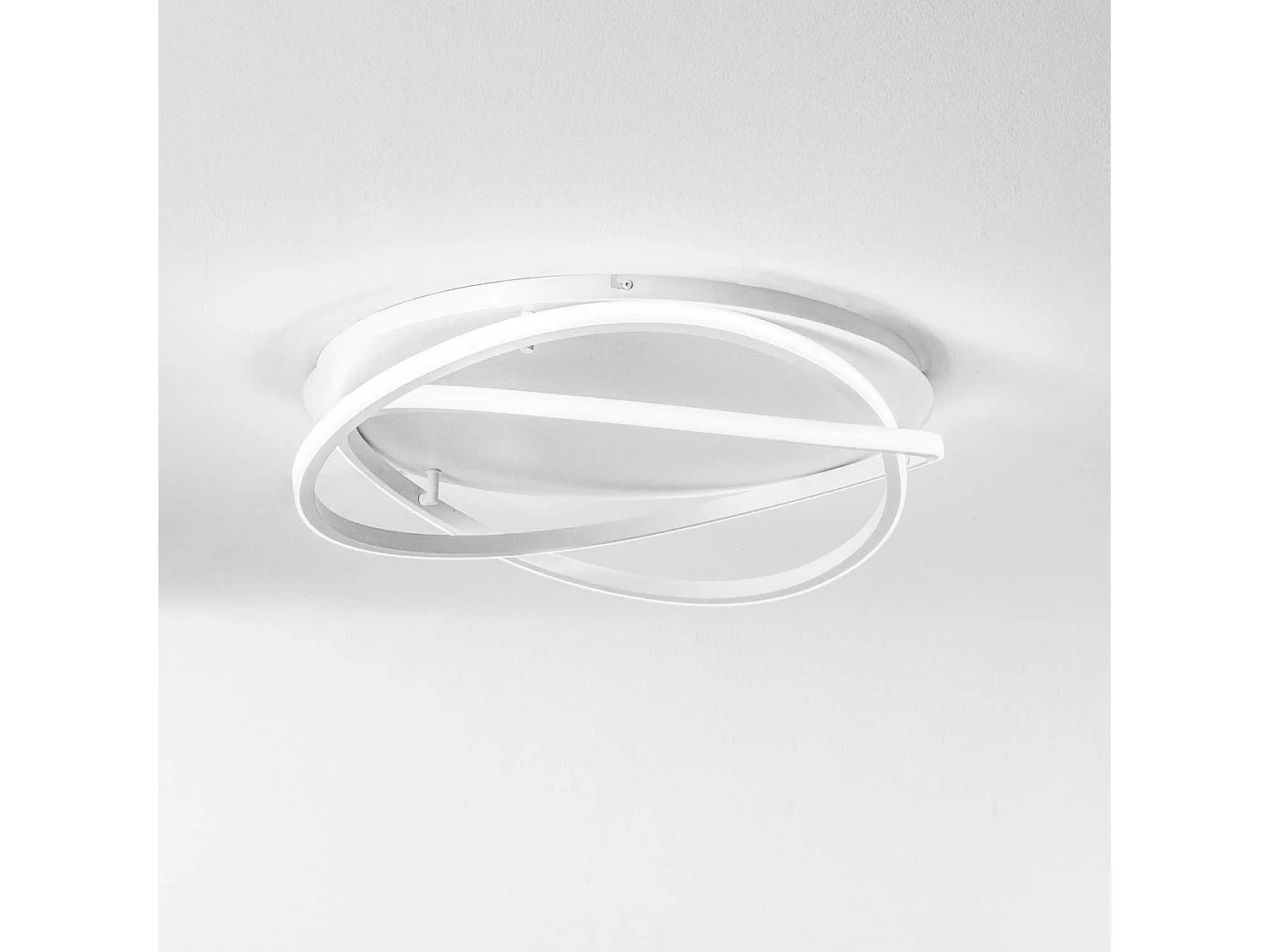 ATIA P/M Witte Aluminium LED Plafondlamp 50W 2800lm 3000K Dimbaar Fase-afsnijding en Drukknop - Gealuce