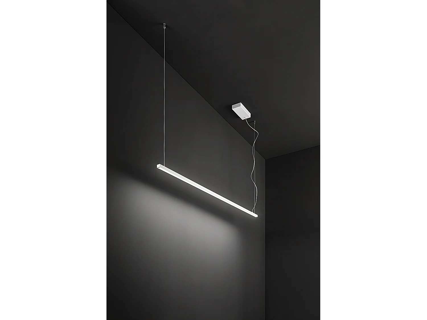Sospensione Moderna Link Alluminio Bianco Led 35W Dimmetabile Ip20