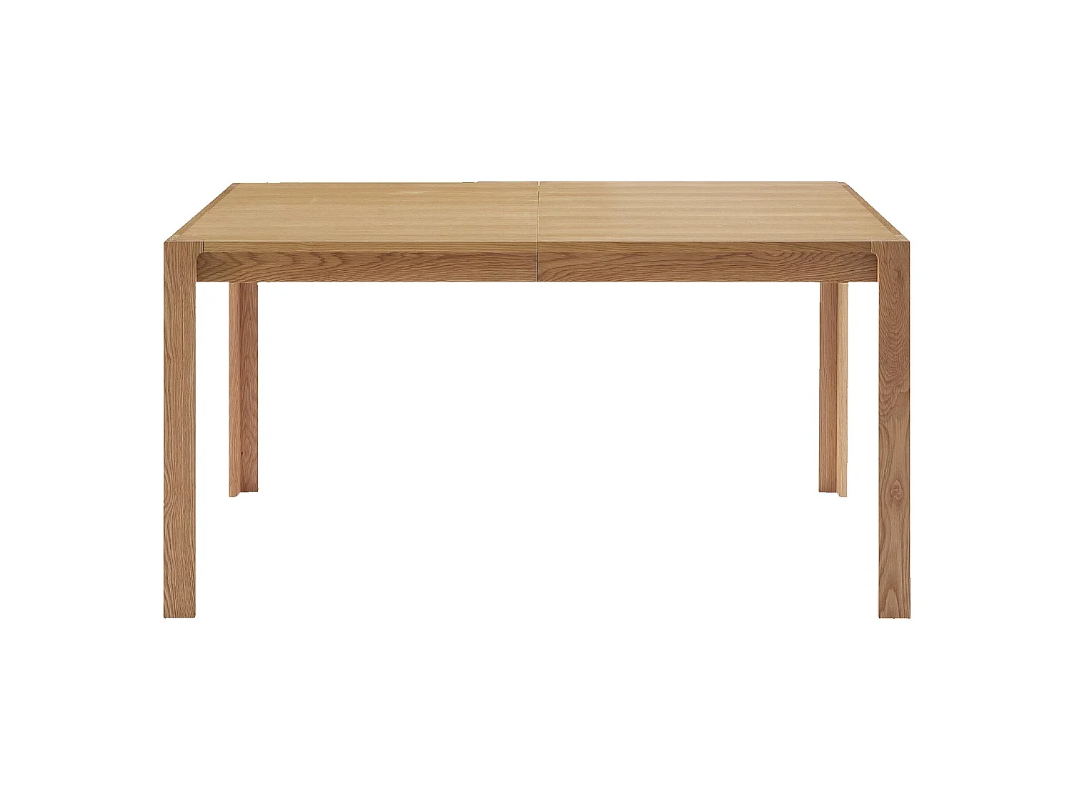 Habitat - Table à manger rectangulaire extensible en chêne - 6 à 8 couverts - Naturel - Design by Hélèna Pille - Ivoine