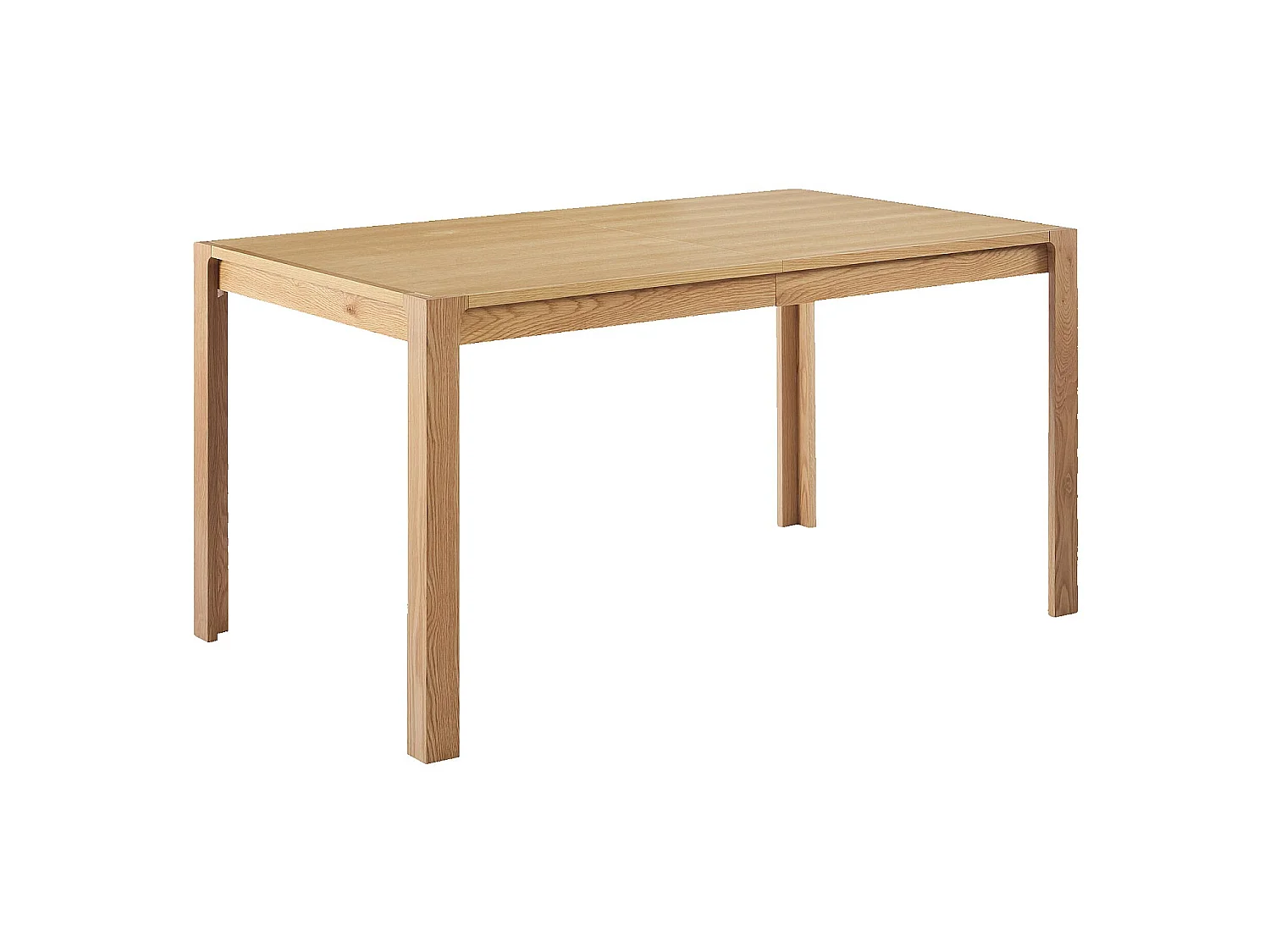 Habitat - Table à manger rectangulaire extensible en chêne - 6 à 8 couverts - Naturel - Design by Hélèna Pille - Ivoine