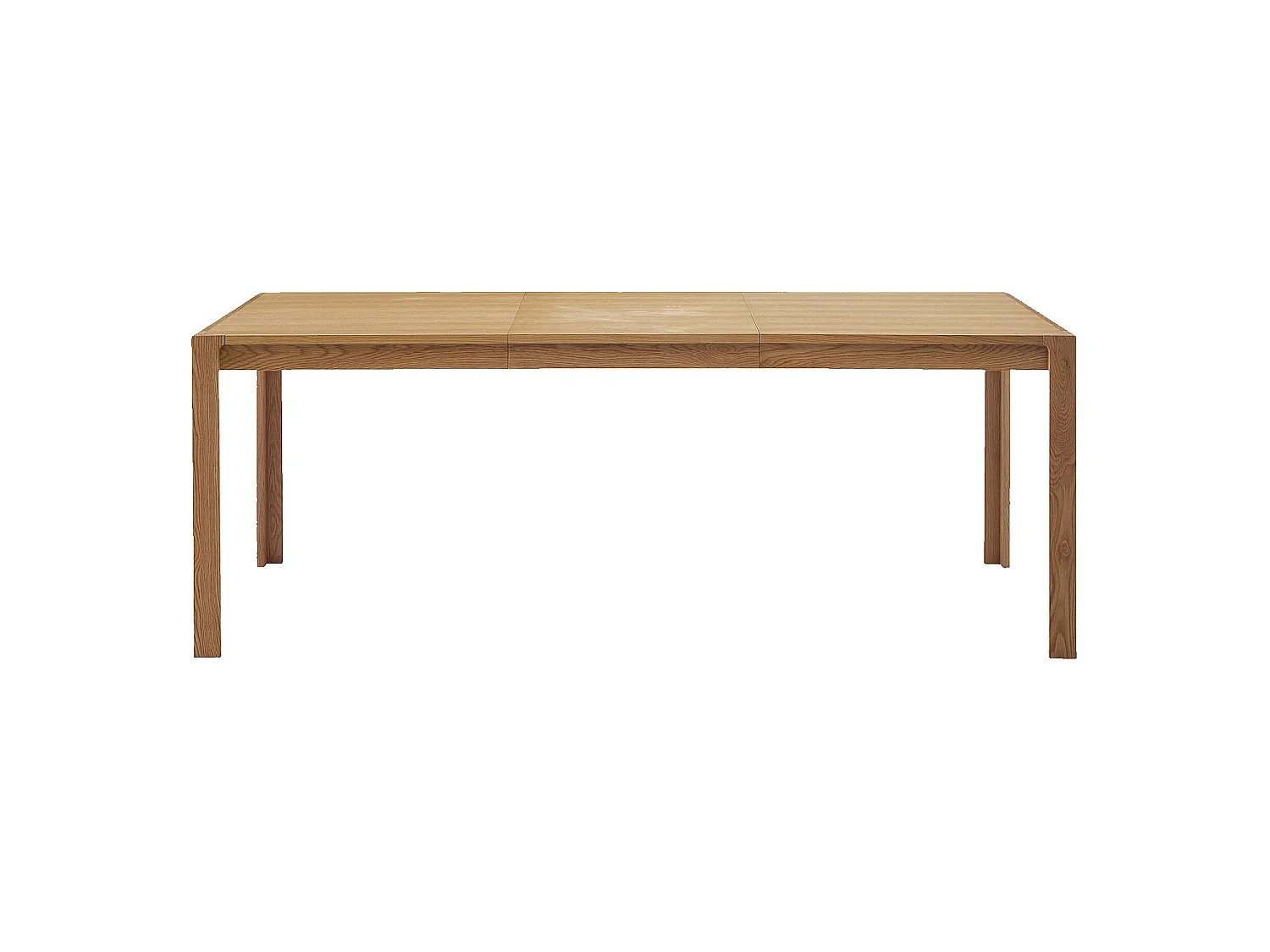 Habitat - Table à manger rectangulaire extensible en chêne - 6 à 8 couverts - Naturel - Design by Hélèna Pille - Ivoine