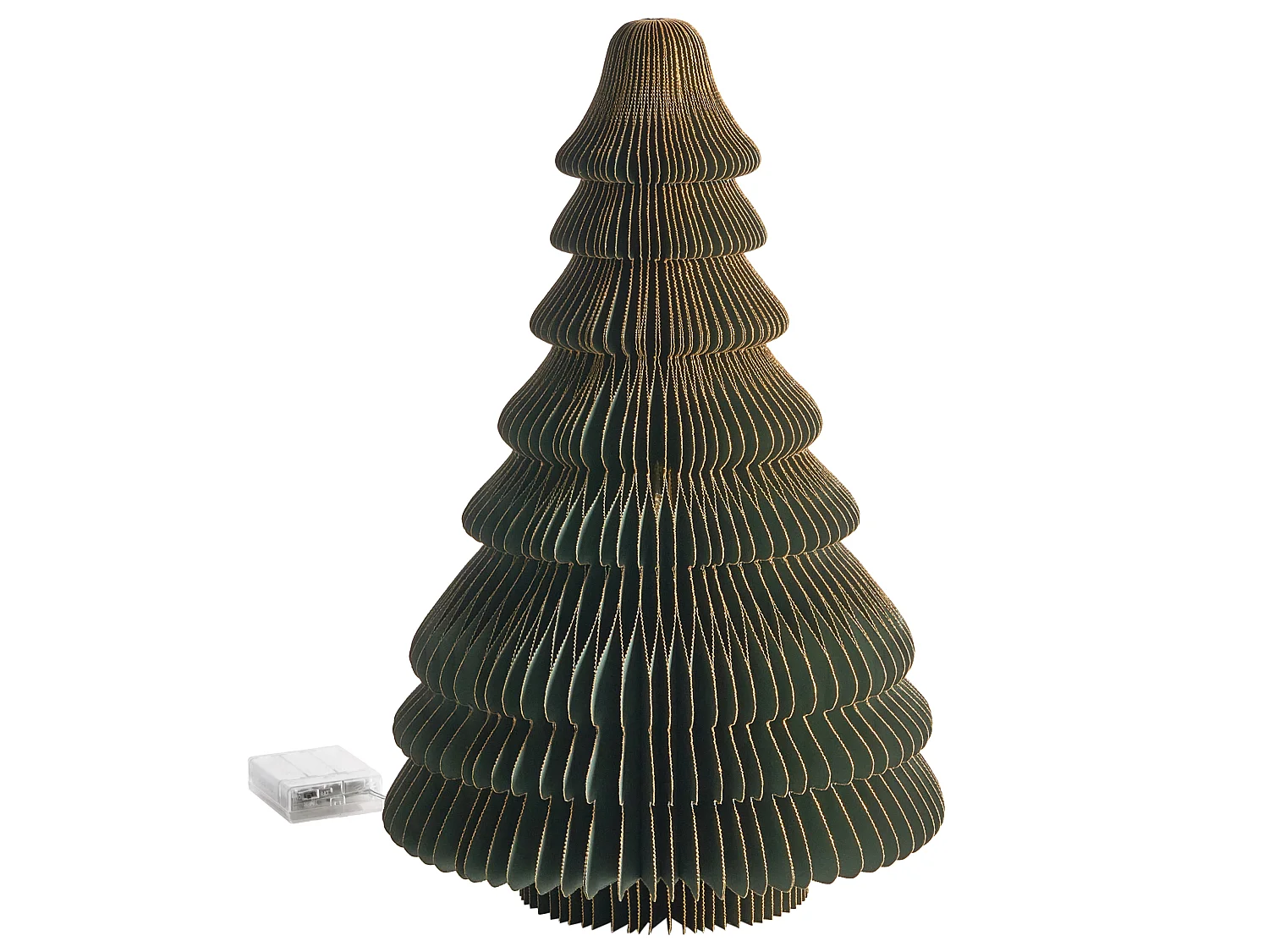 Décoration de Noël LED ANDAN 41 cm Arbre de Noël Vert