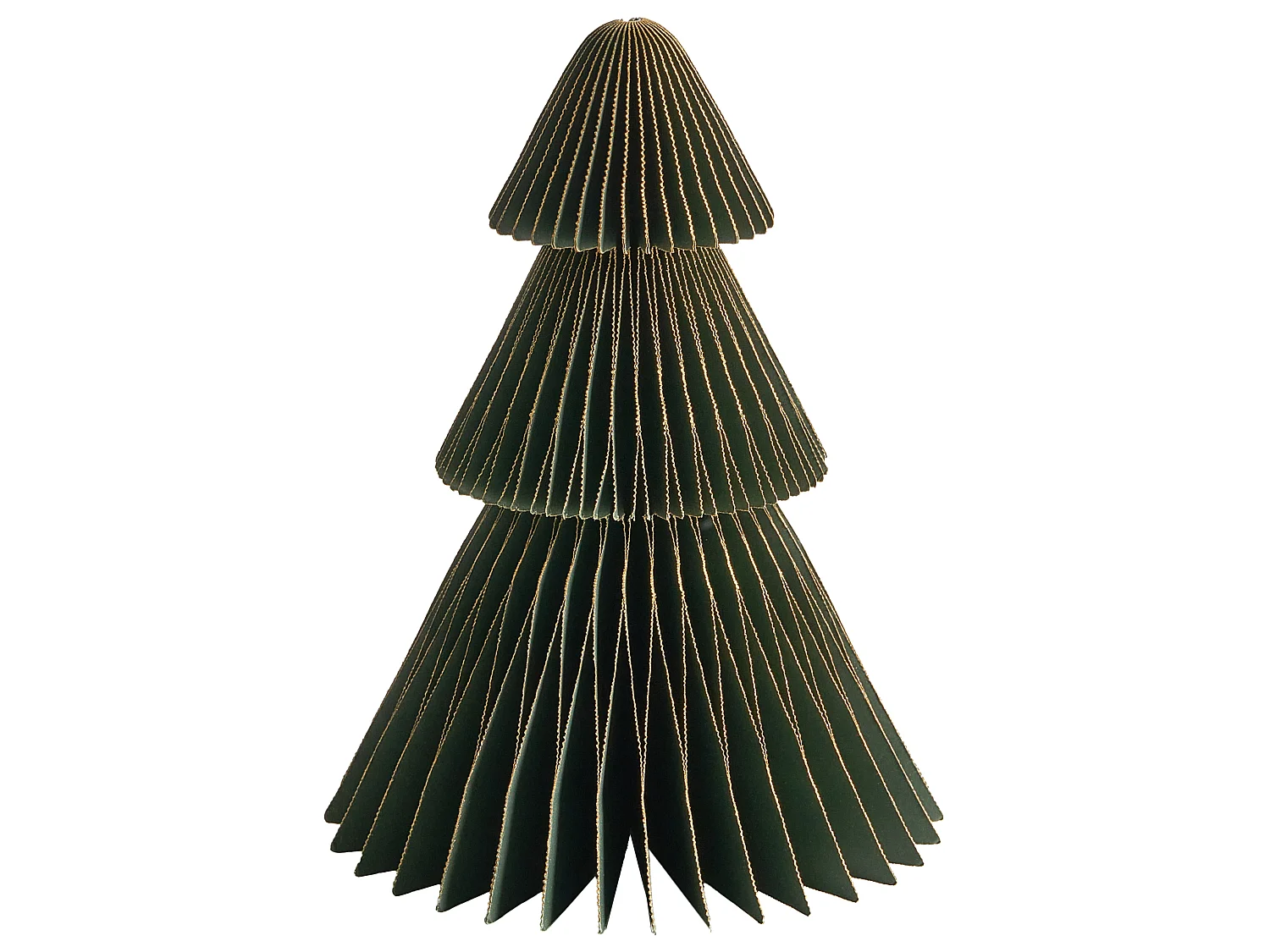Lot de 5 décorations de Noël VORMA 25 cm Arbre de Noël Beige/vert