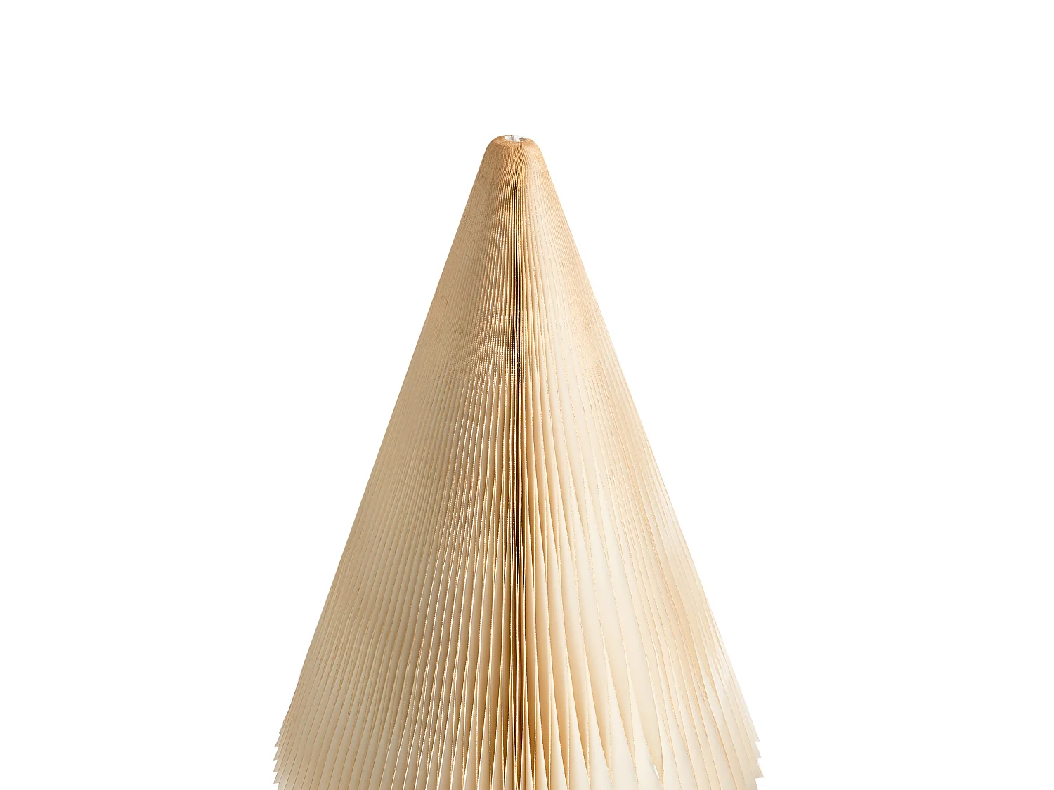 Lot de 2 décorations de Noël VEFSNA 90/122 cm Arbre de Noël Beige