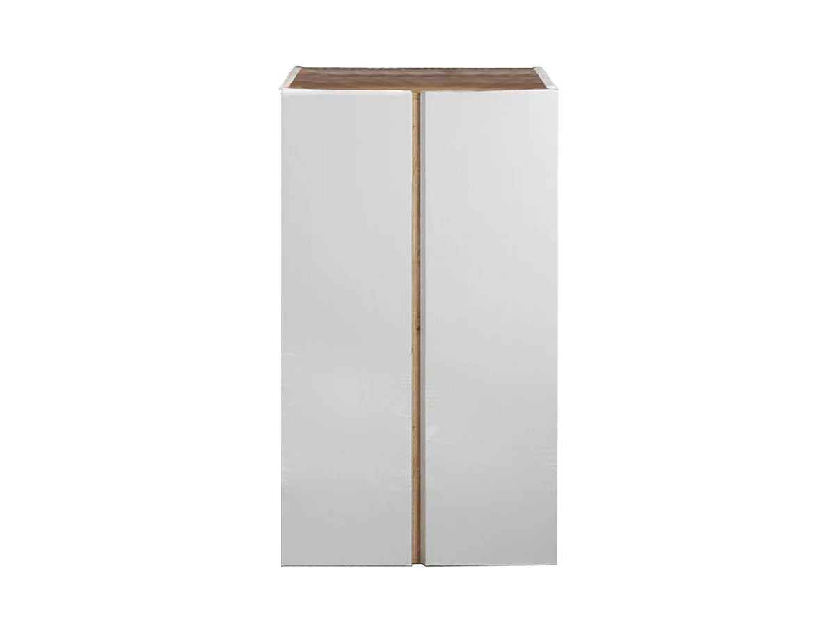 Meuble de rangement 2 portes 5 étagères réglables L70 cm - FRAME