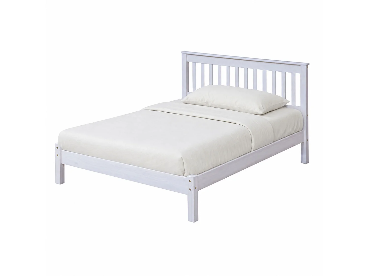 Corona Bed Frame with Slatted Headboard