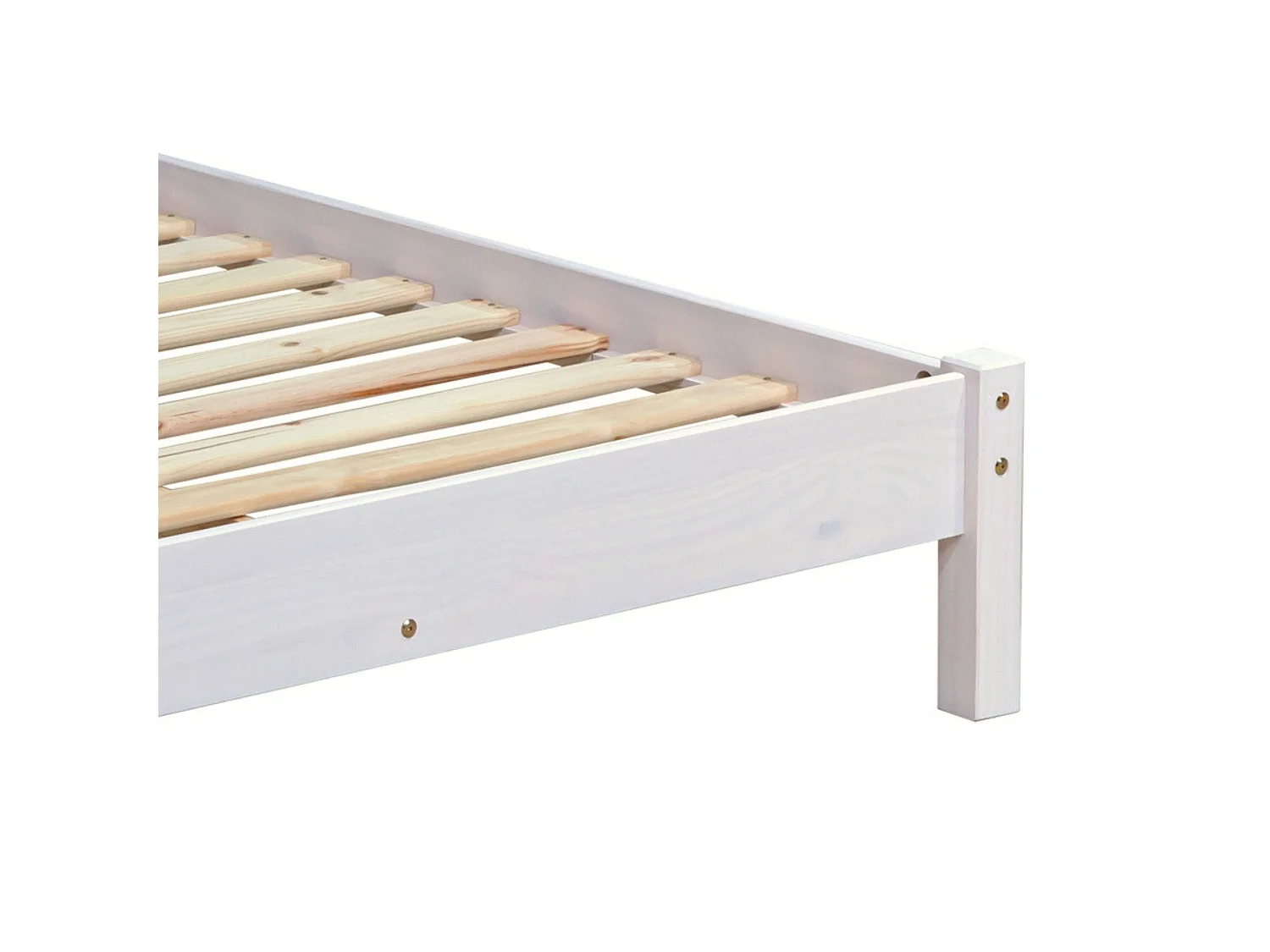 Corona Bed Frame with Slatted Headboard