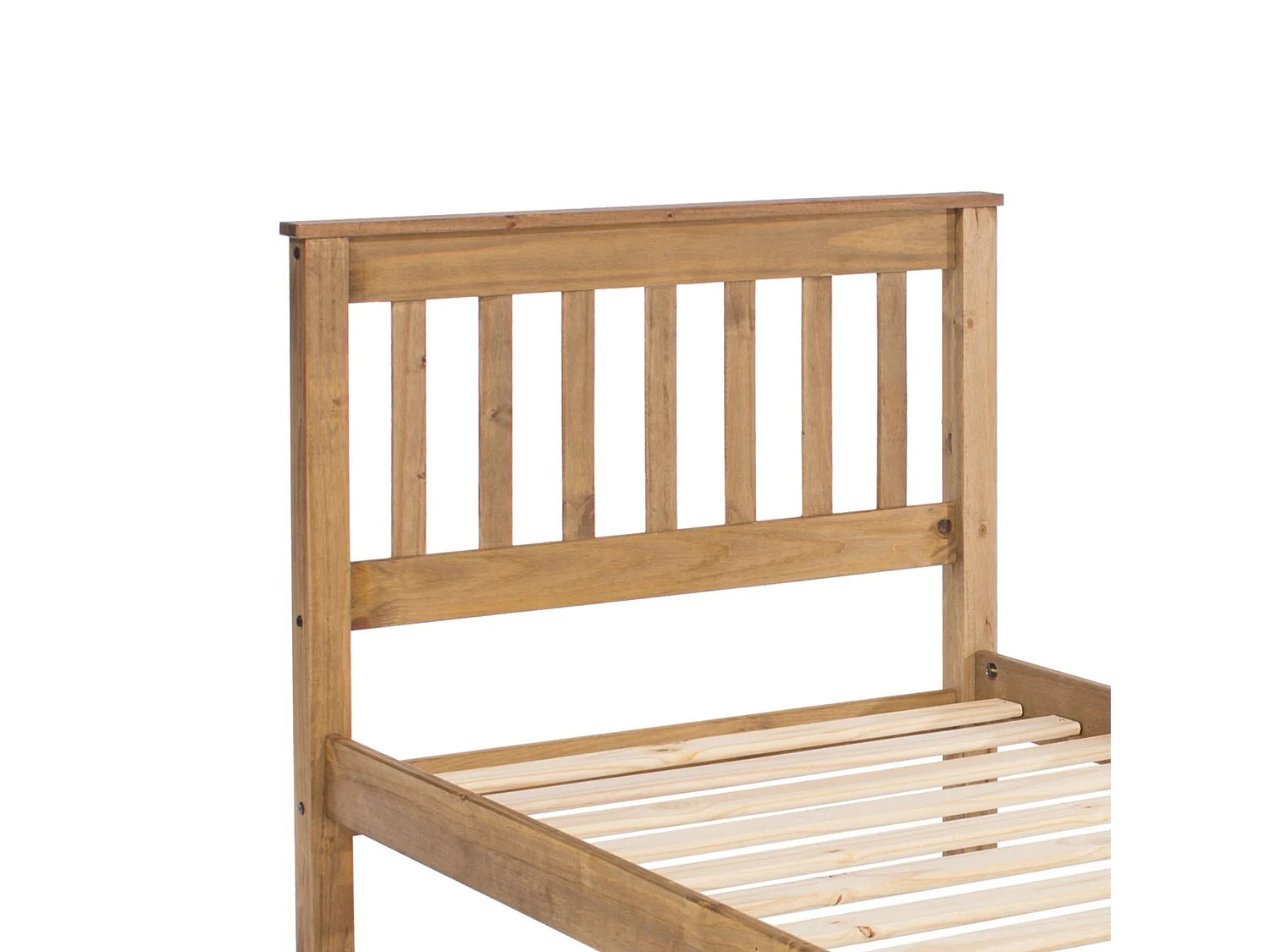 Corona Bed Frame with Slatted Headboard