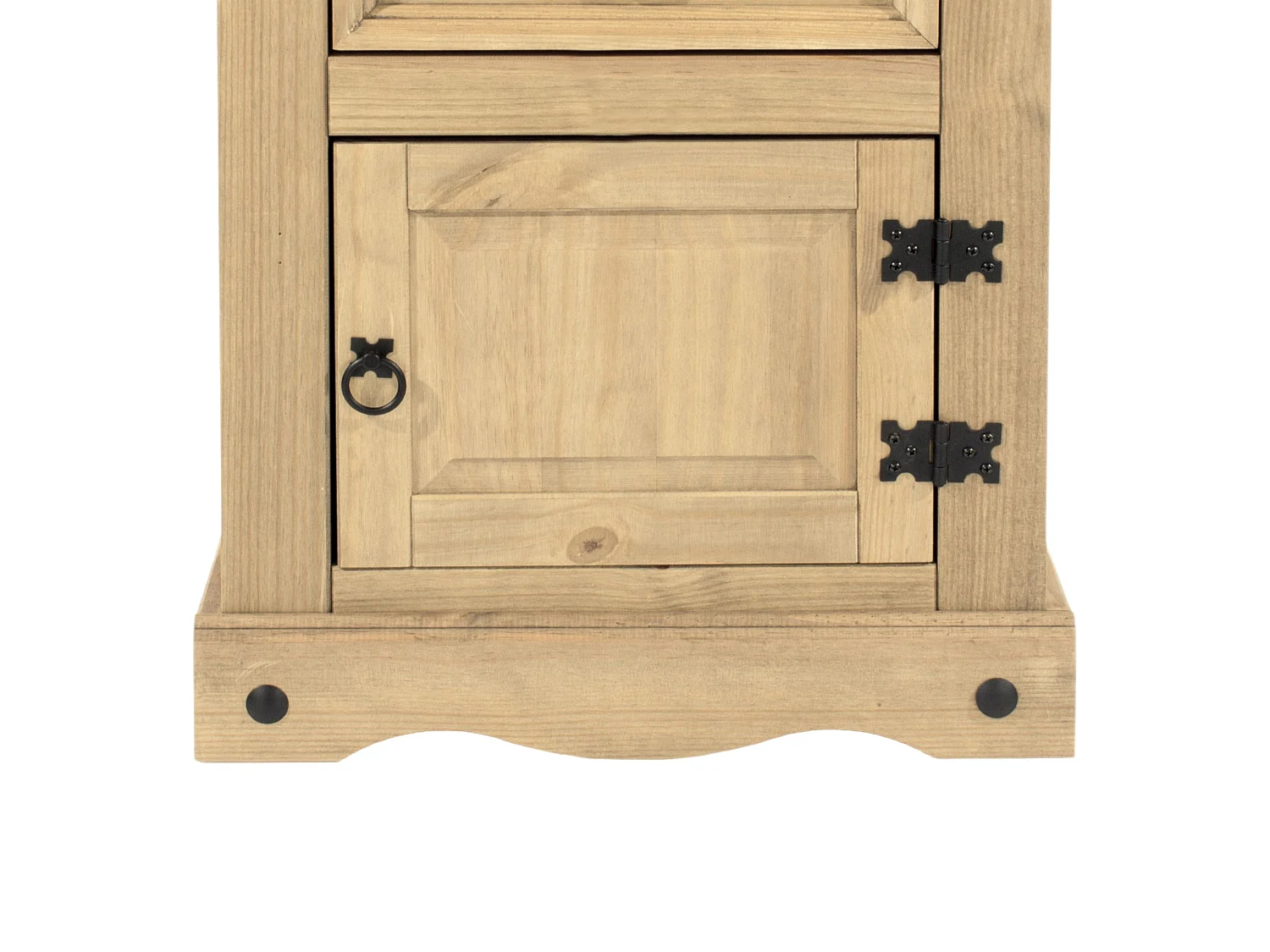 Pair of Corona 1 Door, 1 Drawer Bedside Cabinets, Set of 2