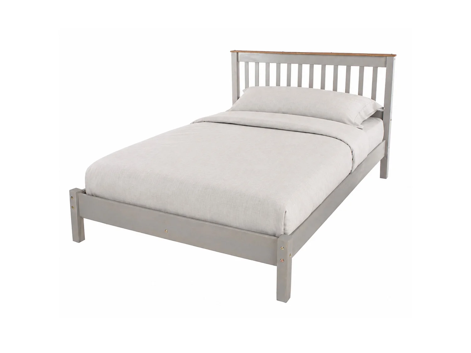 Corona Bed Frame with Slatted Headboard