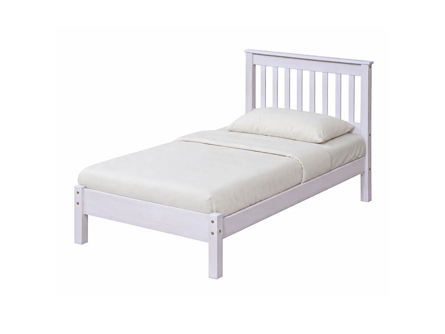 Corona Bed Frame with Slatted Headboard