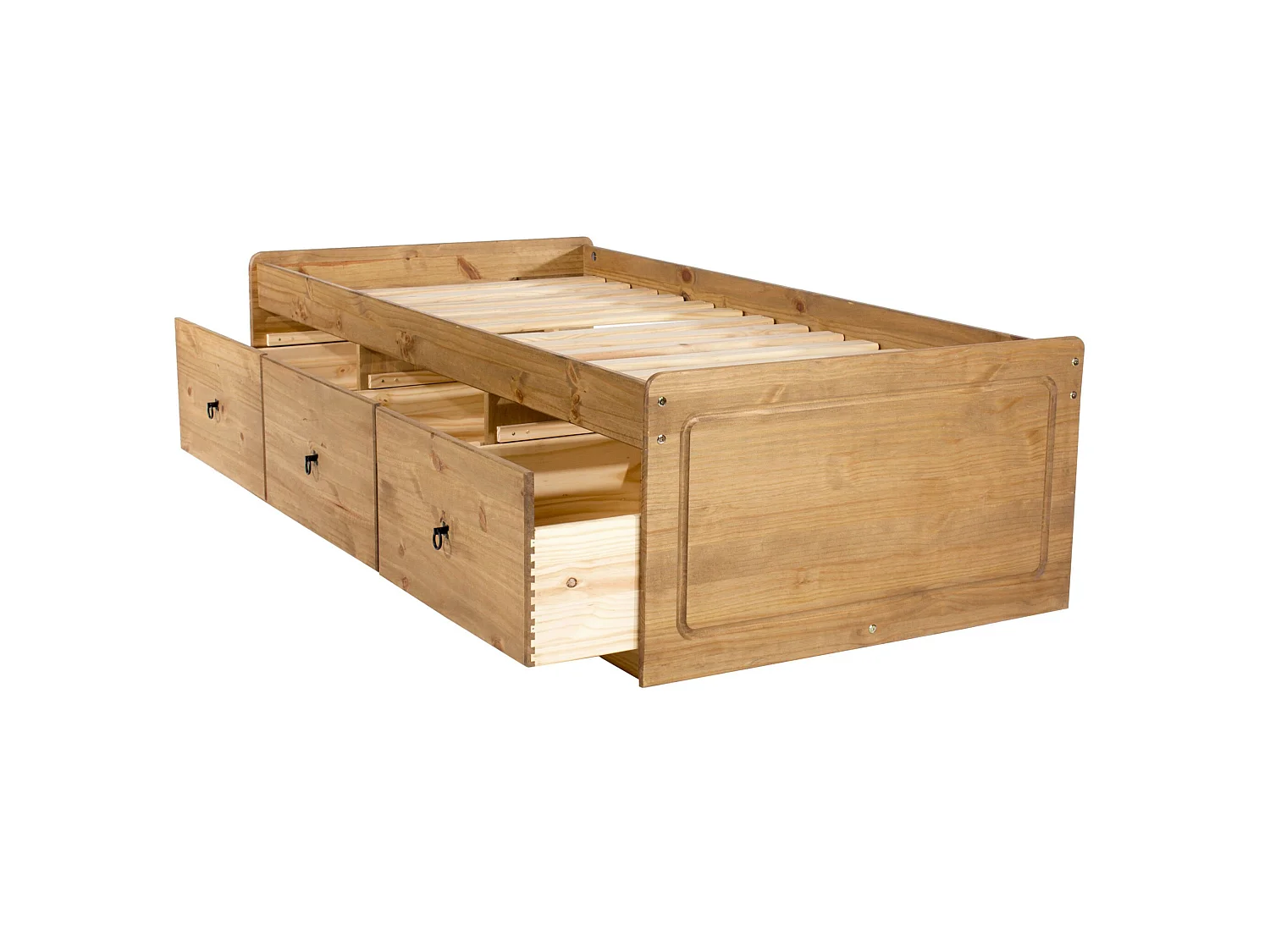 Corona 3-Drawer Storage Bed, UK Single Mattress Size