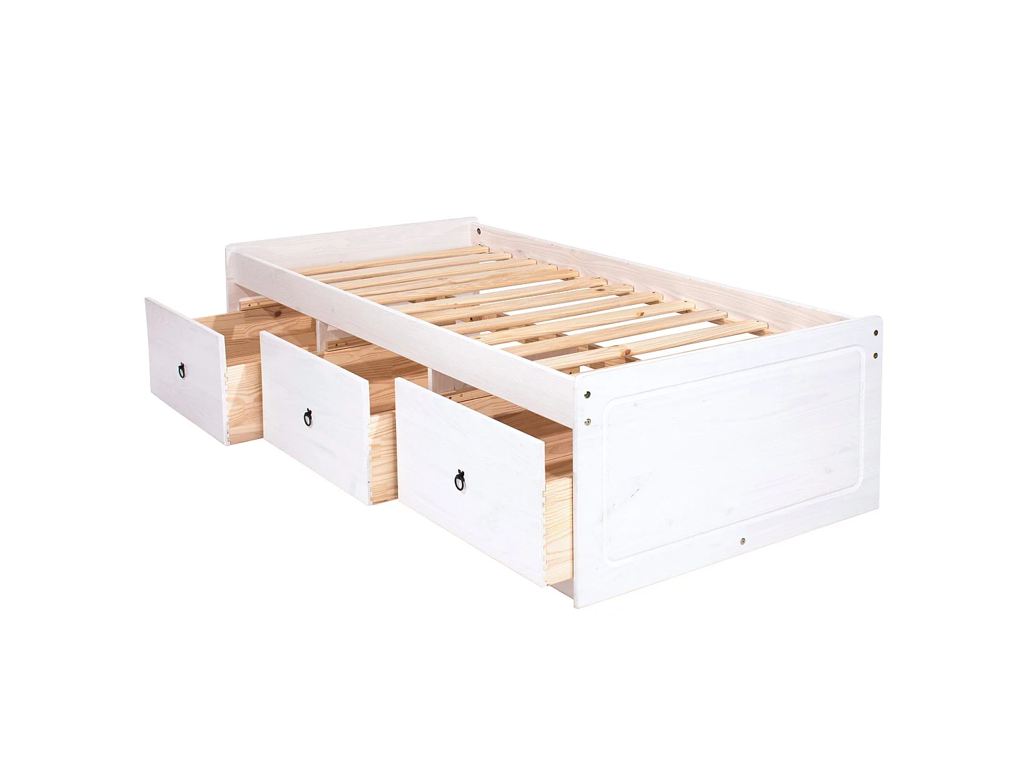 Corona 3-Drawer Storage Bed, UK Single Mattress Size