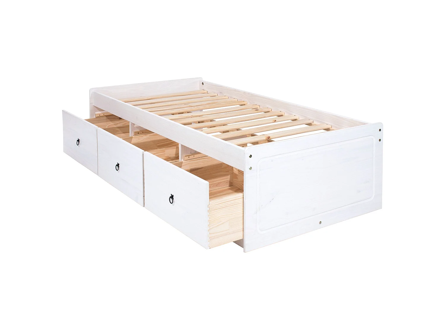 Corona 3-Drawer Storage Bed, UK Single Mattress Size