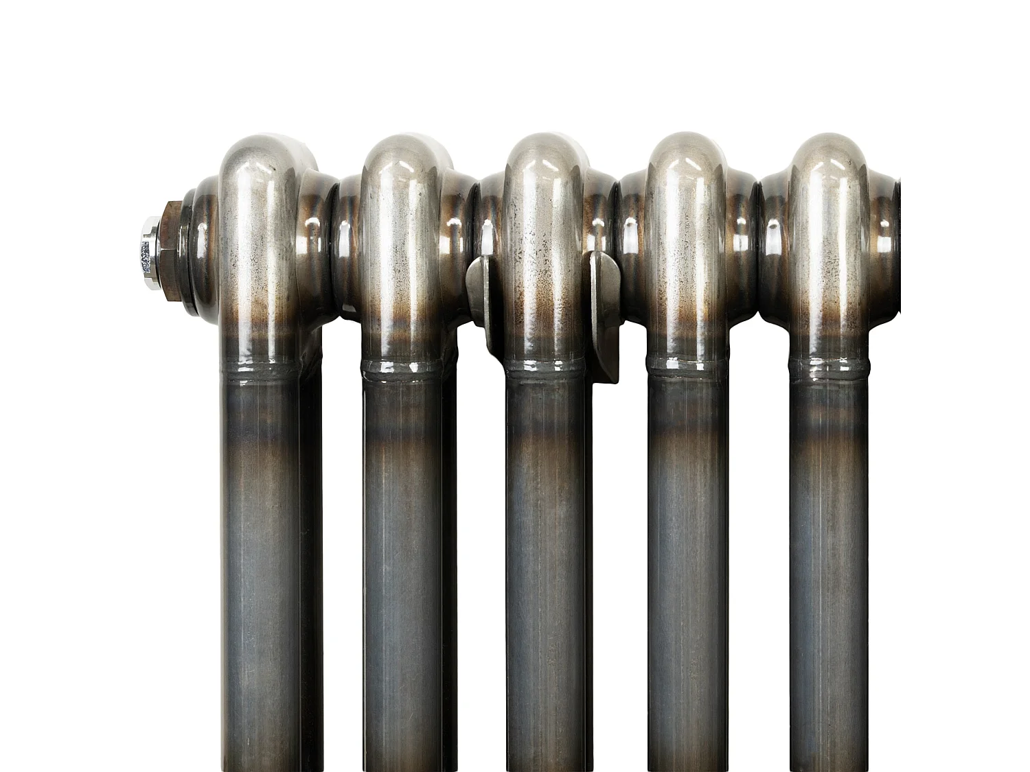 Klassischer 3-Säulen-Heizkörper – 300 x 830 mm - Rohmetall