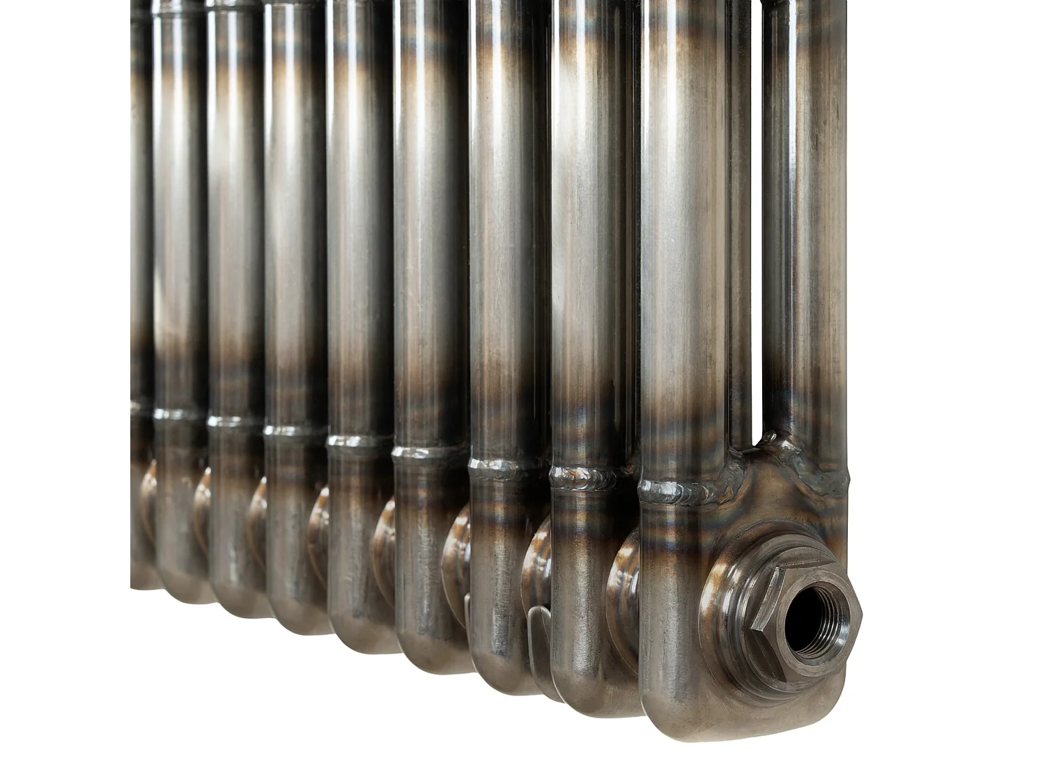 Tradisjonell 3-kolonne radiator - 300 x 650 mm - Råmetall