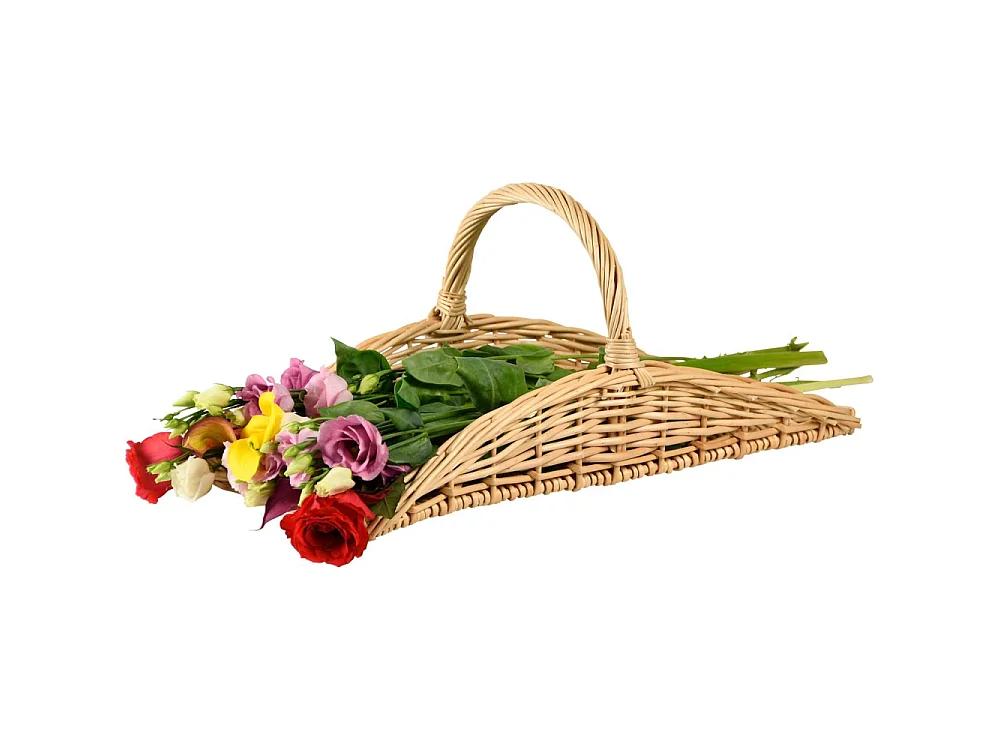 Panier en branche de saule pour fleurs et herbes