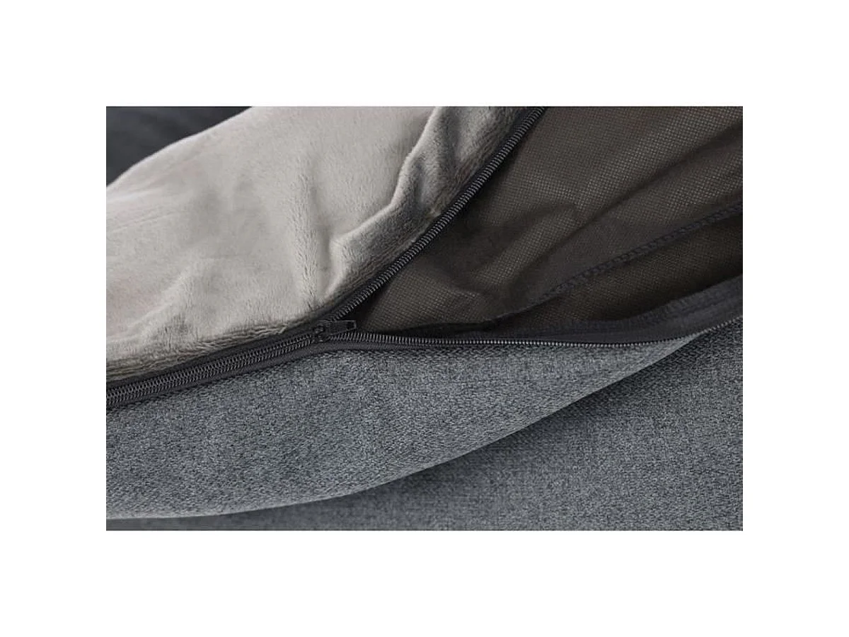 KERBL Platin Ortho Memory Foam Hondenbed, Grijs, Kleine volwassen honden, 80 x 60 x 25 cm