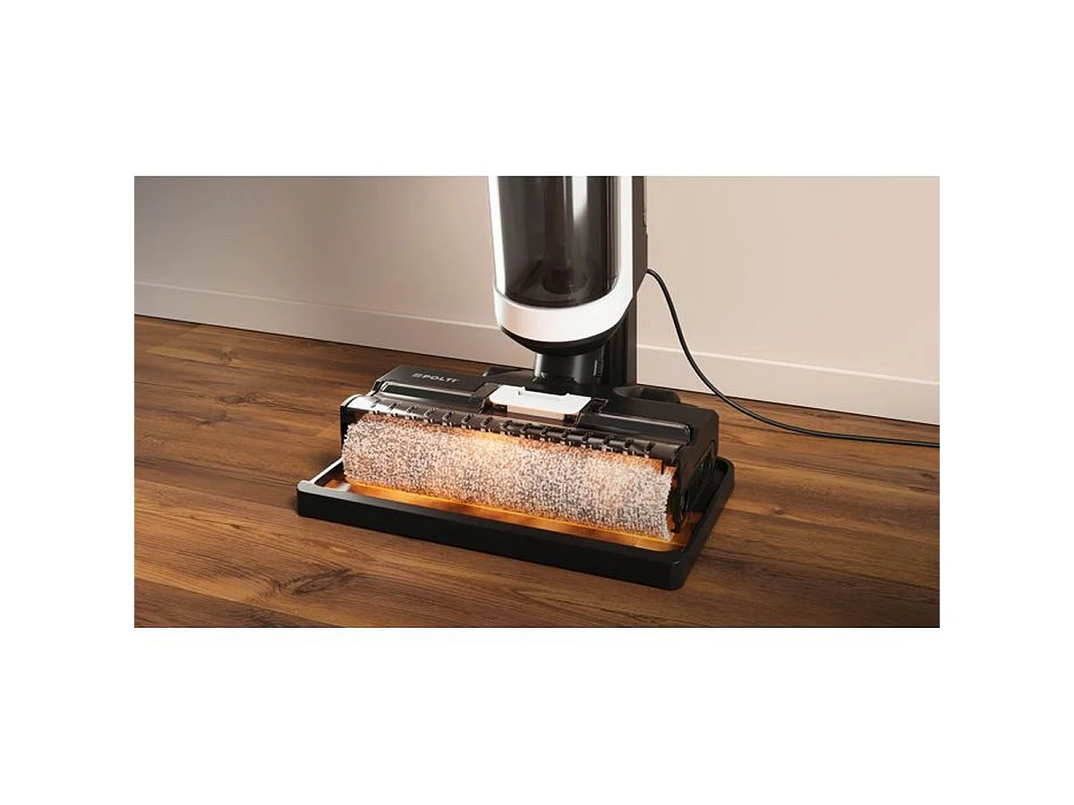 Polti RollySteam WD10C 2-in-1 Stofzuiger en Stoommop met LED-licht en Zelfreinigend Systeem
