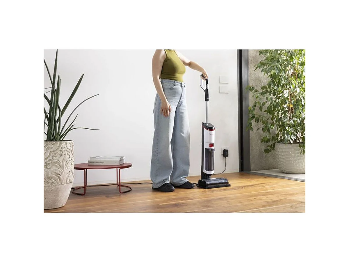 Polti RollySteam WD10C 2-in-1 Stofzuiger en Stoommop met LED-licht en Zelfreinigend Systeem