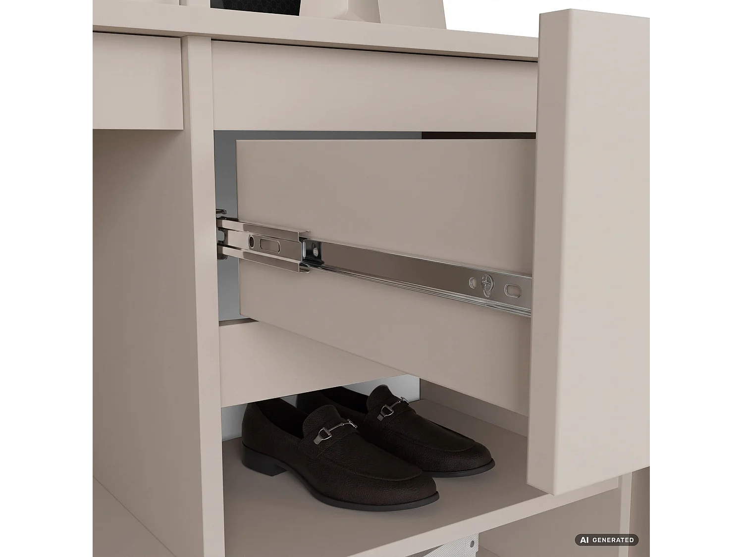 Mueble de recibidor ENTRO Cachemira 95 cm con espejo y zapatero