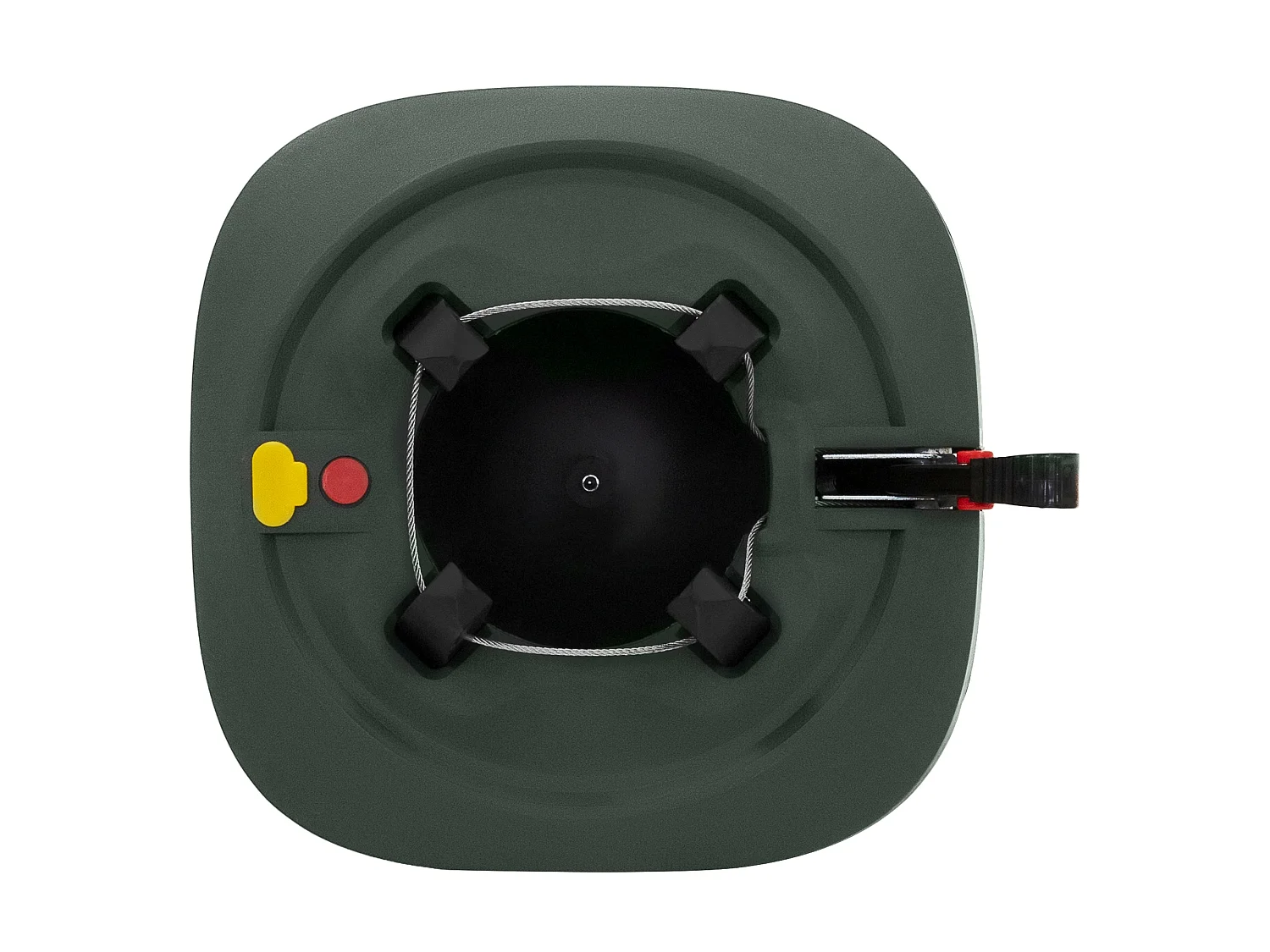 ECD Germany Soporte para árbol de navidad con depósito de agua y pedal, base para árboles de hasta 230 cm altura y tronco de 3-13 Ø cm