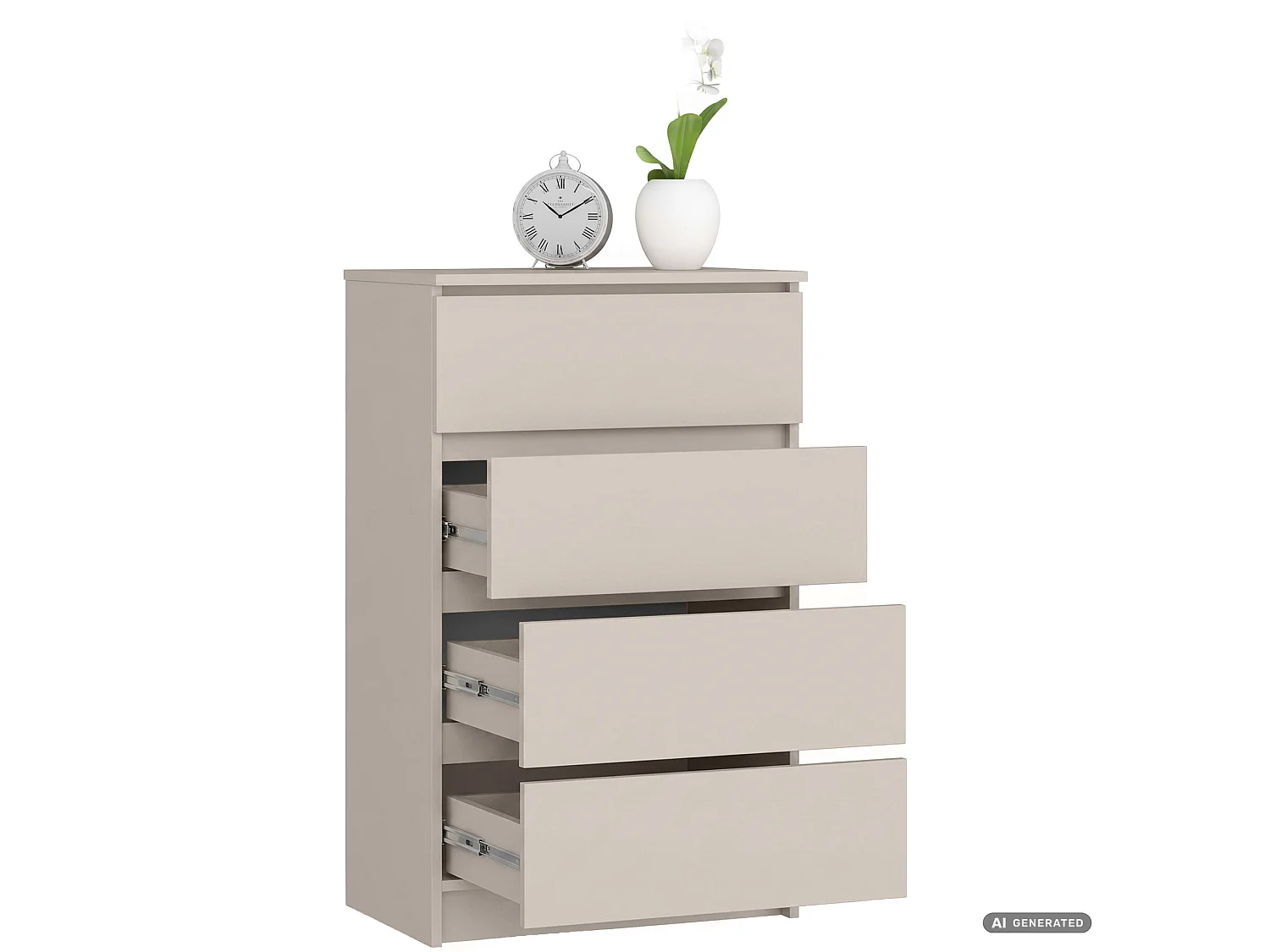 Commode K60 Cachemire 60 cm 4 tiroirs 60x40x99 cm
