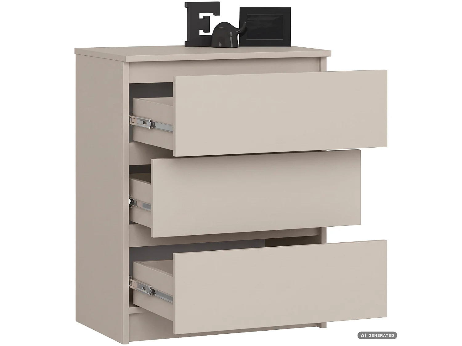 Commode K60 Cachemire 60 cm 3 tiroirs 60x40x77 cm