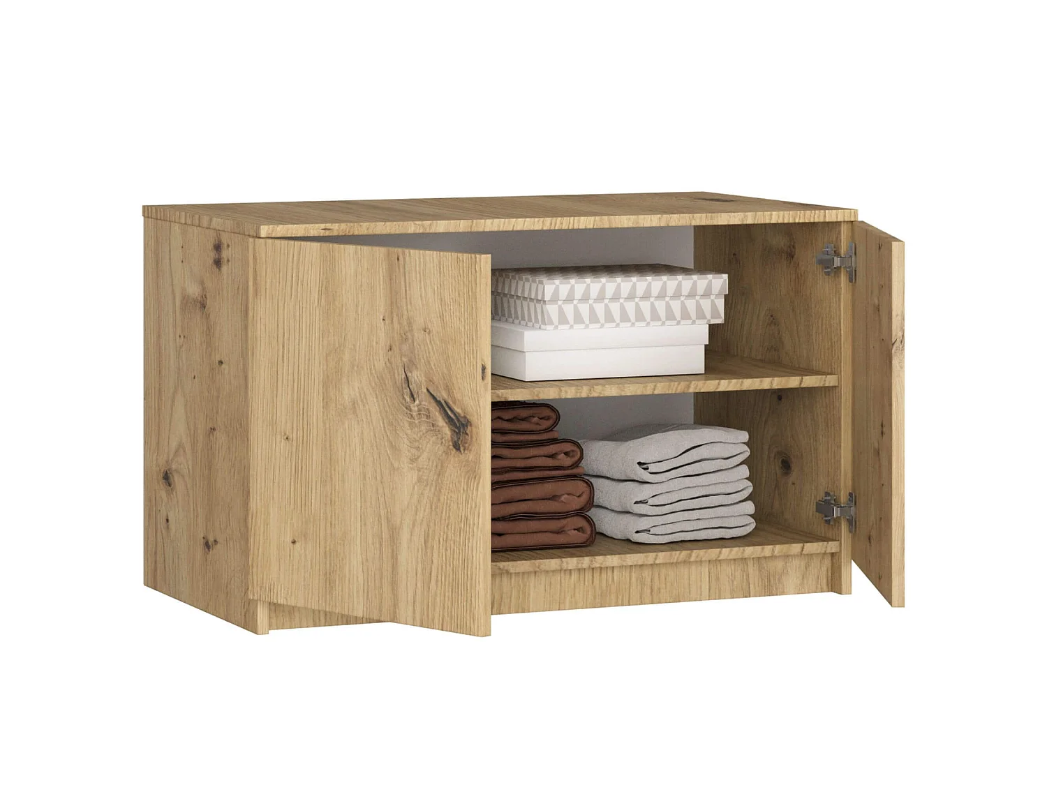 Opzetkast S90 / Artisan Eiken / 90 cm / 2 Deuren / 90 x 51 x 55 cm