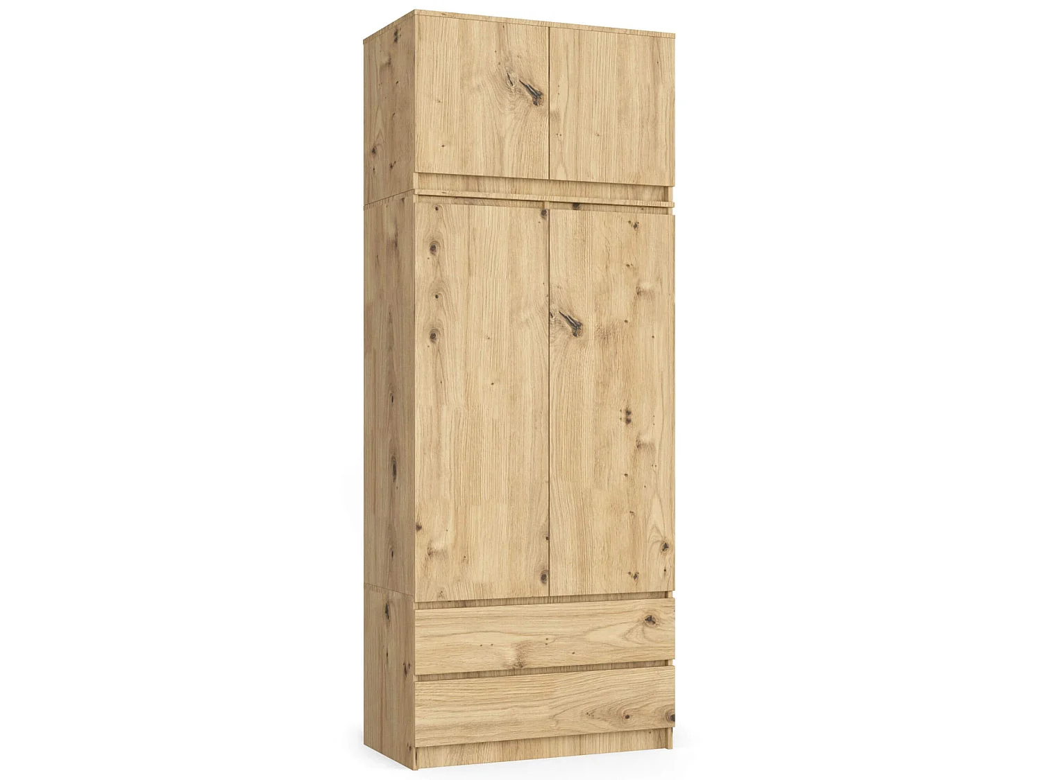Opzetkast S90 / Artisan Eiken / 90 cm / 2 Deuren / 90 x 51 x 55 cm