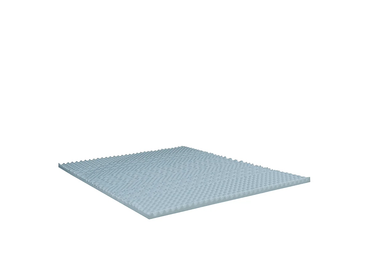 Surmatelas Mémoire de forme et Gel fraîcheur 6 cm HARMONIE 90x190 cm - Blanc