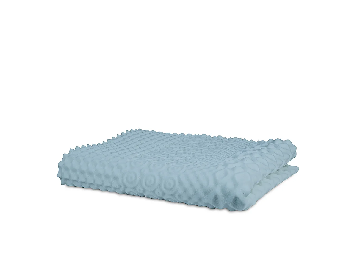 Surmatelas Mémoire de forme et Gel fraîcheur 6 cm HARMONIE 140x190 cm - Blanc