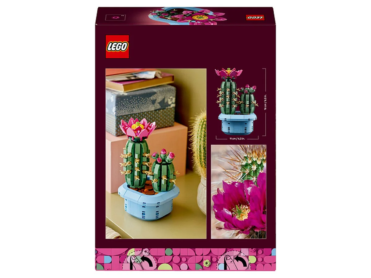 LEGO Botanicals 11509 Cactus fleuri – Set de construction décoratif (482 pièces)