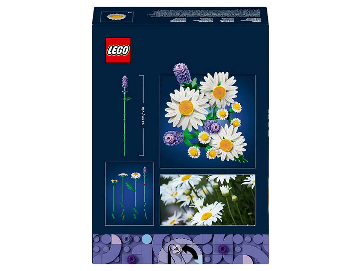LEGO Botanicals 11508 Set de Construction de Marguerites 133 Pièces 9 Ans