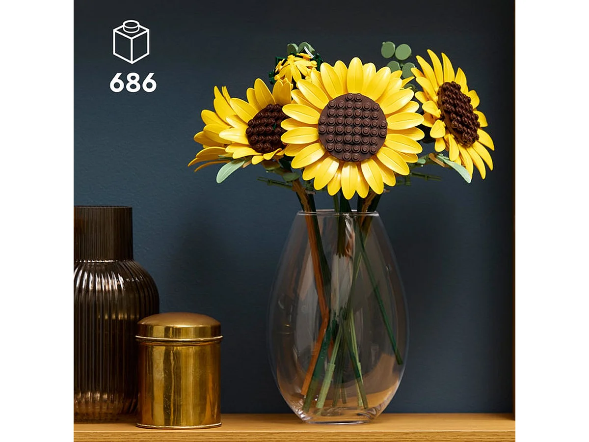 LEGO Botanicals 11502 Le Bouquet de Tournesols — Set adulte 686 pièces