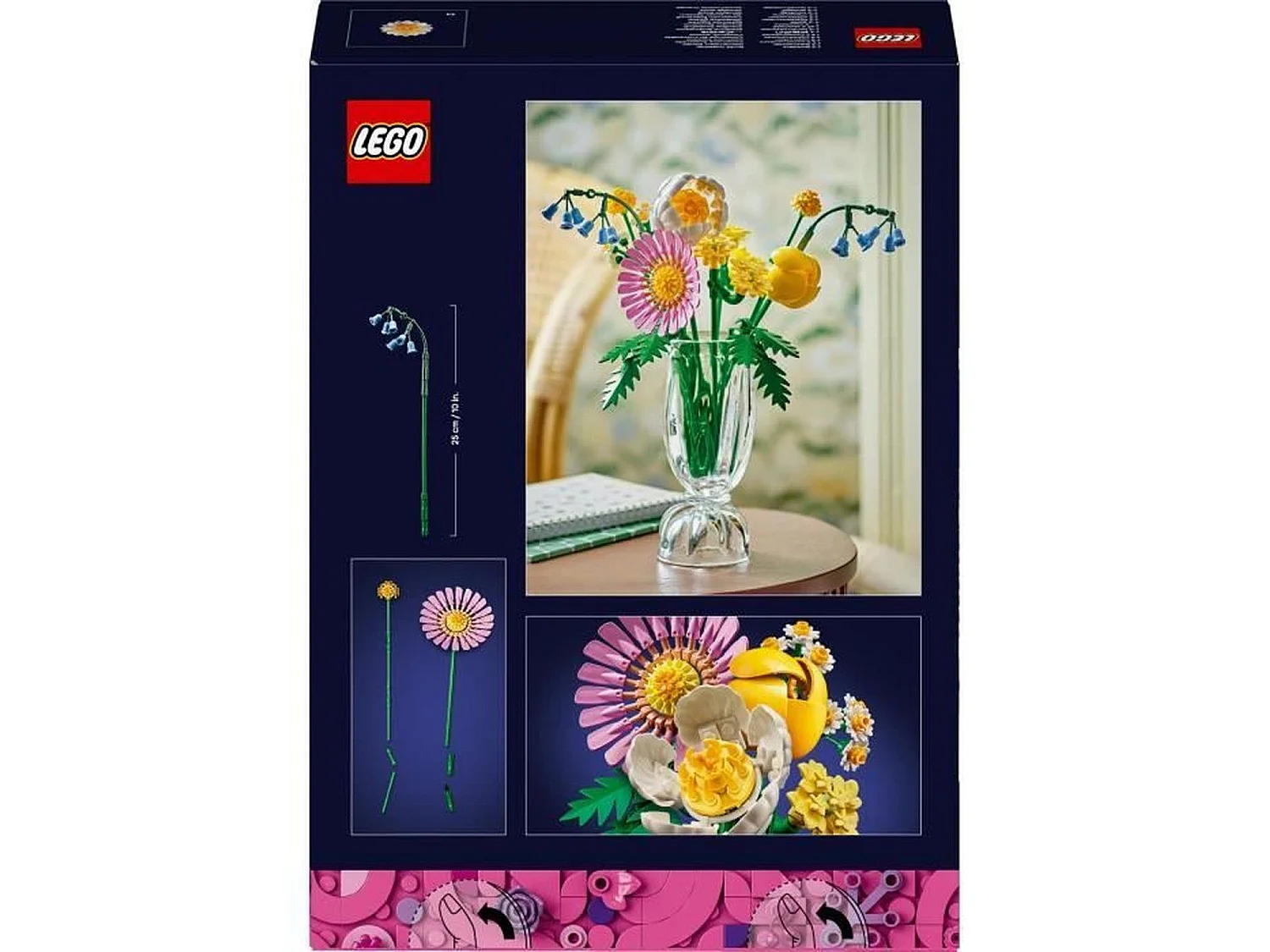 Lego Botanicals Petit Bouquet Ensoleillé - fleurs Artificielles