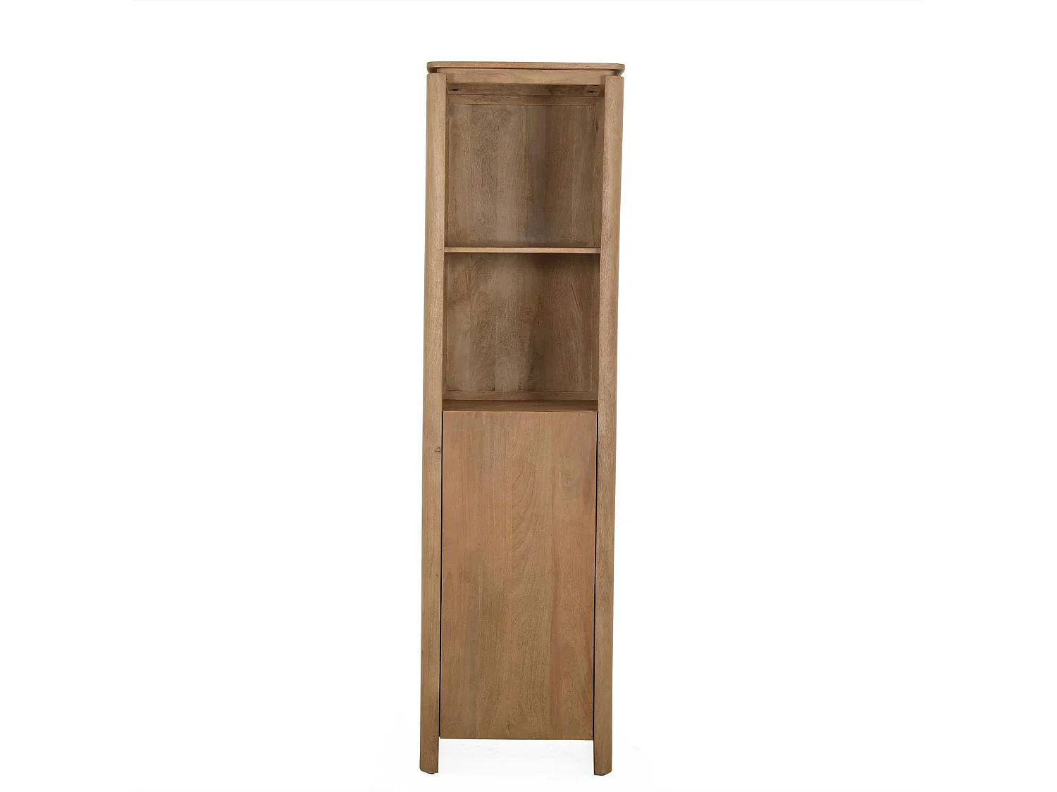 Colonne de rangement en bois de manguier 1 porte KASO