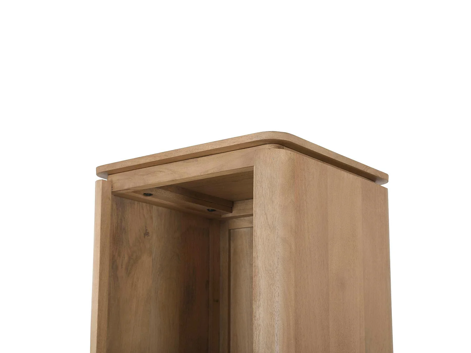 Colonne de rangement en bois de manguier 1 porte KASO