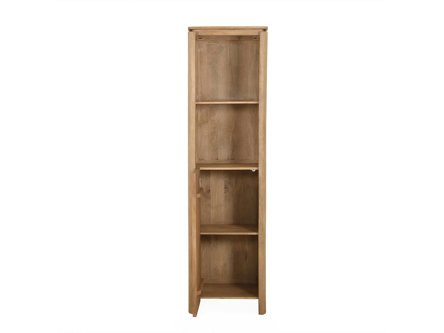 Colonne de rangement en bois de manguier 1 porte KASO