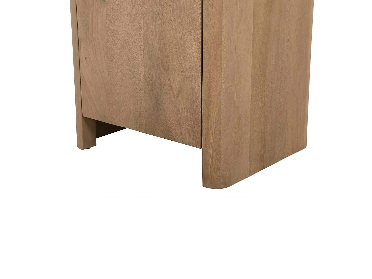 Colonne de rangement en bois de manguier 2 portes KASO
