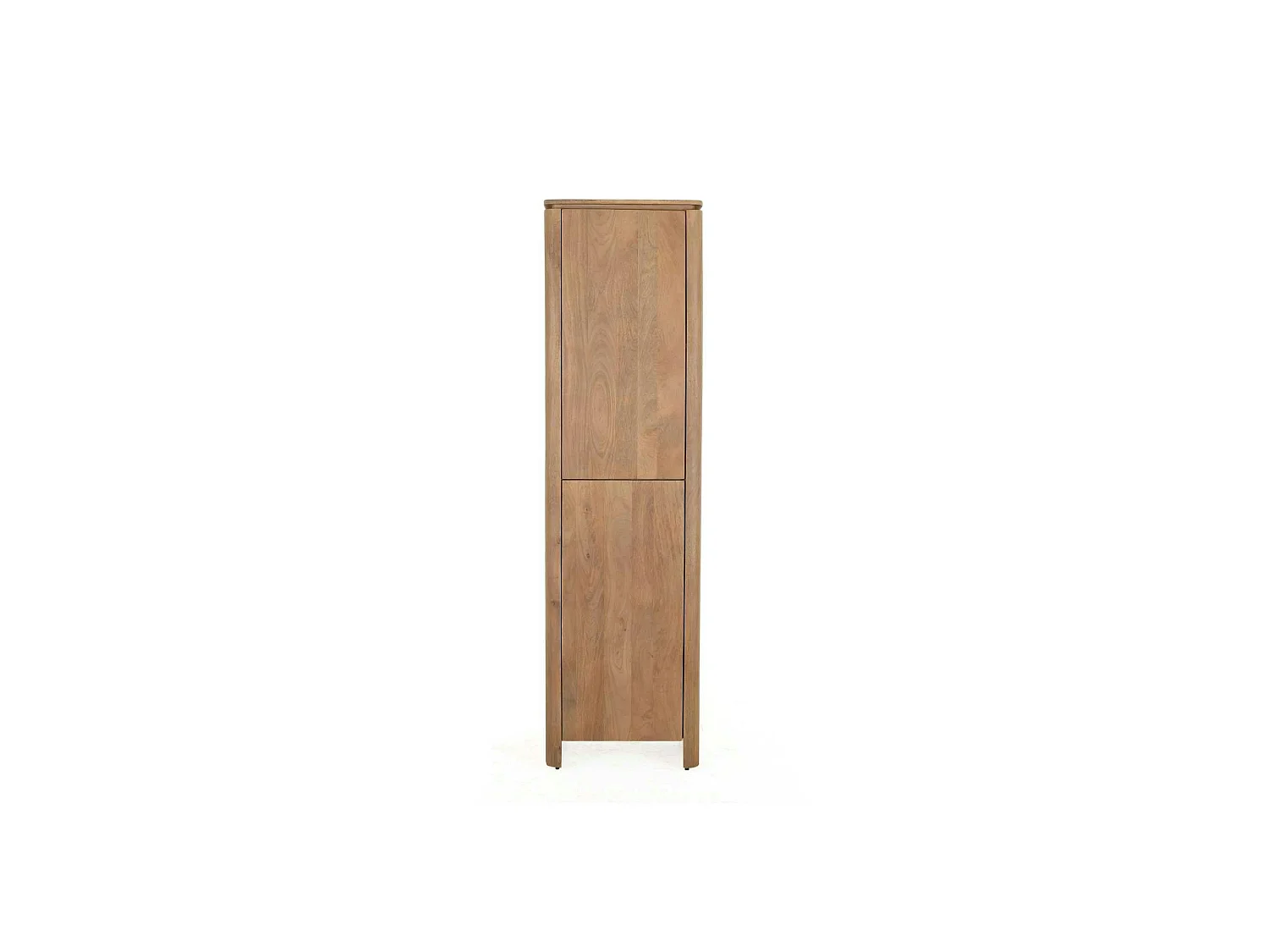 Colonne de rangement en bois de manguier 2 portes KASO