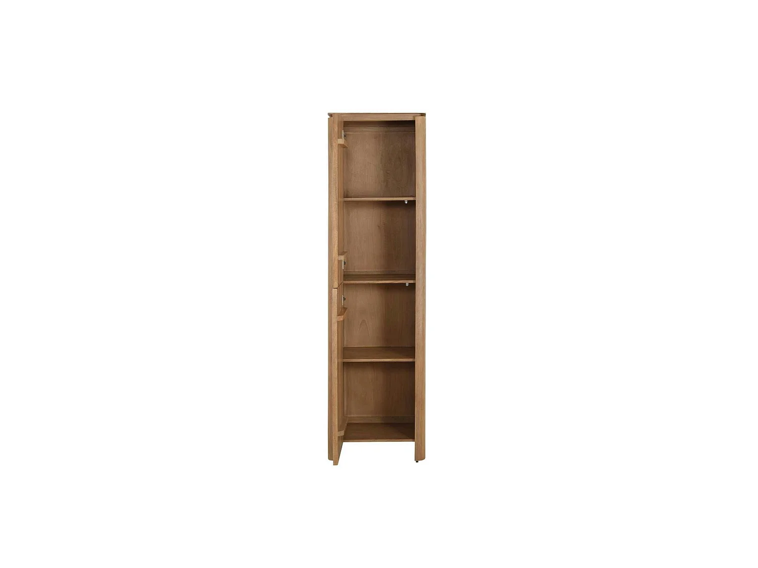 Colonne de rangement en bois de manguier 2 portes KASO