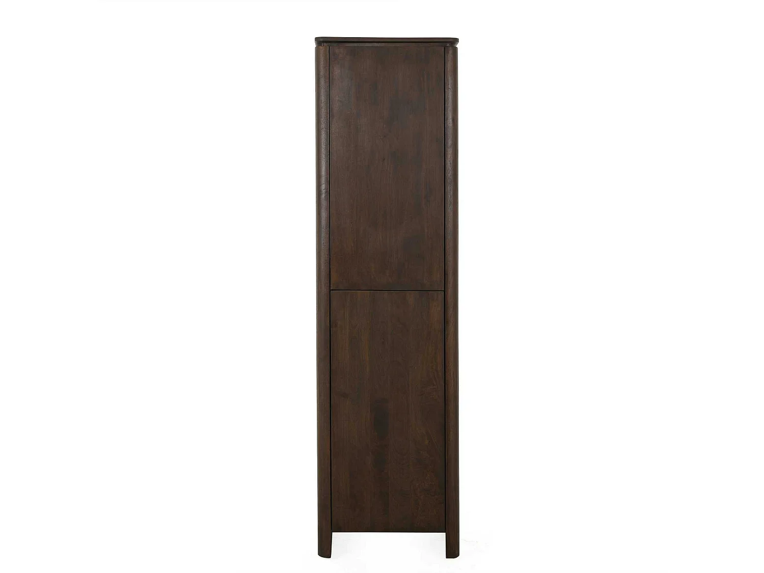 Colonne de rangement en bois marron 2 portes KASO