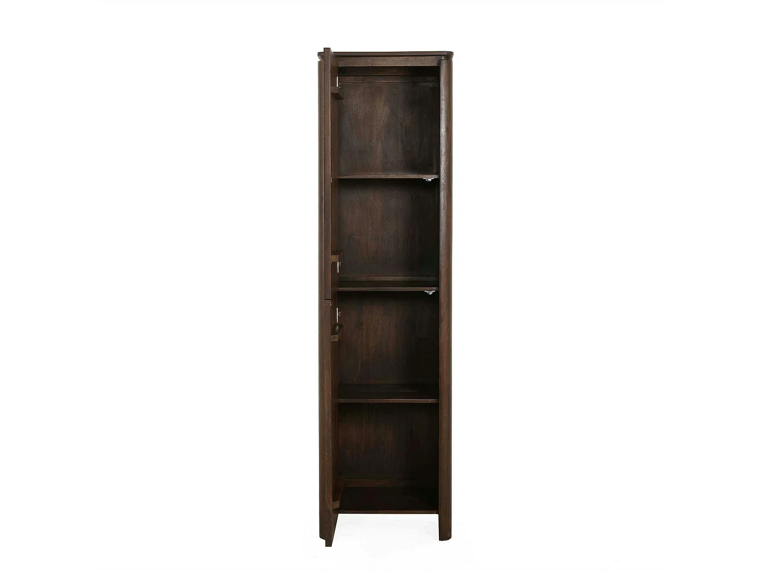 Colonne de rangement en bois marron 2 portes KASO
