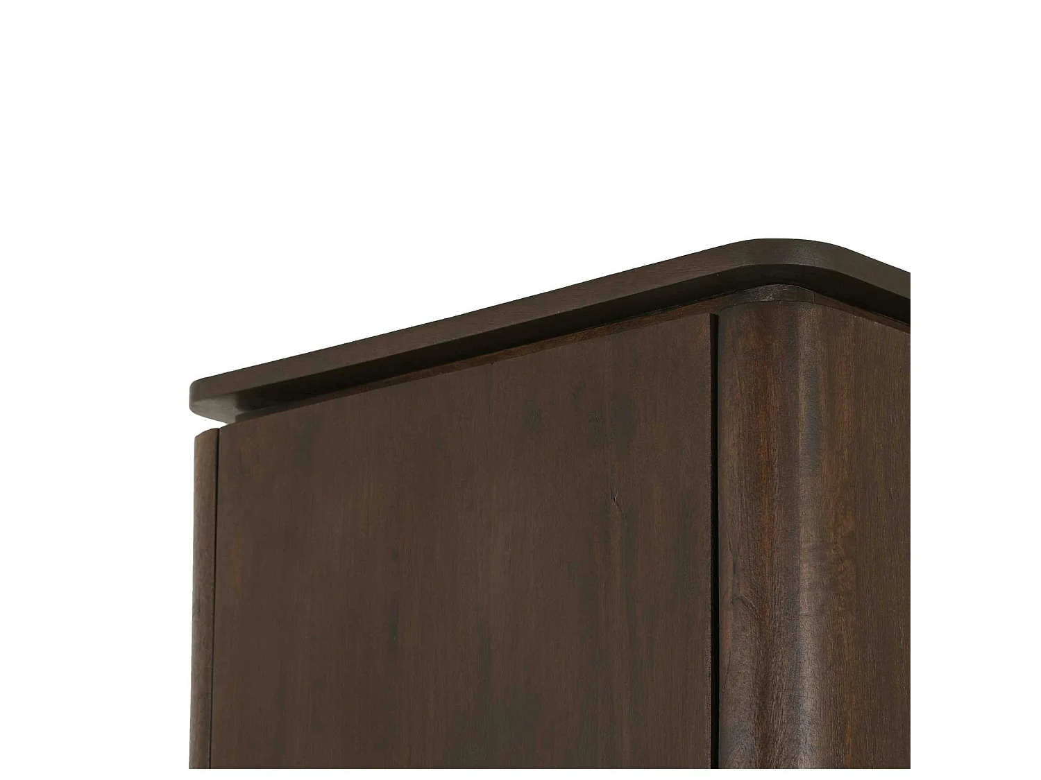 Colonne de rangement en bois marron 2 portes KASO