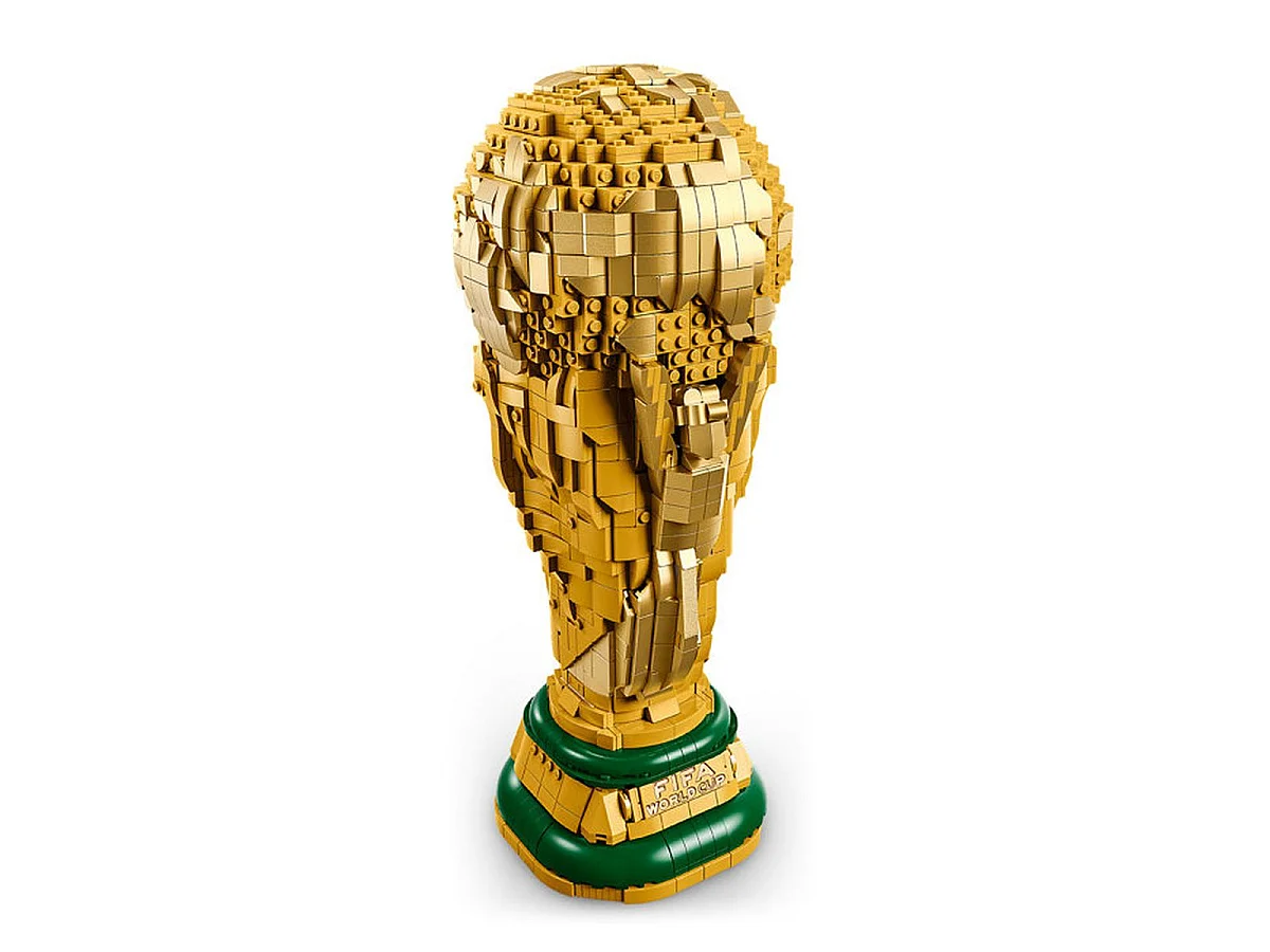 LEGO Editions 43020 Trophée Officiel de la Coupe du Monde FIFA, modèle à construire 2842 pièces