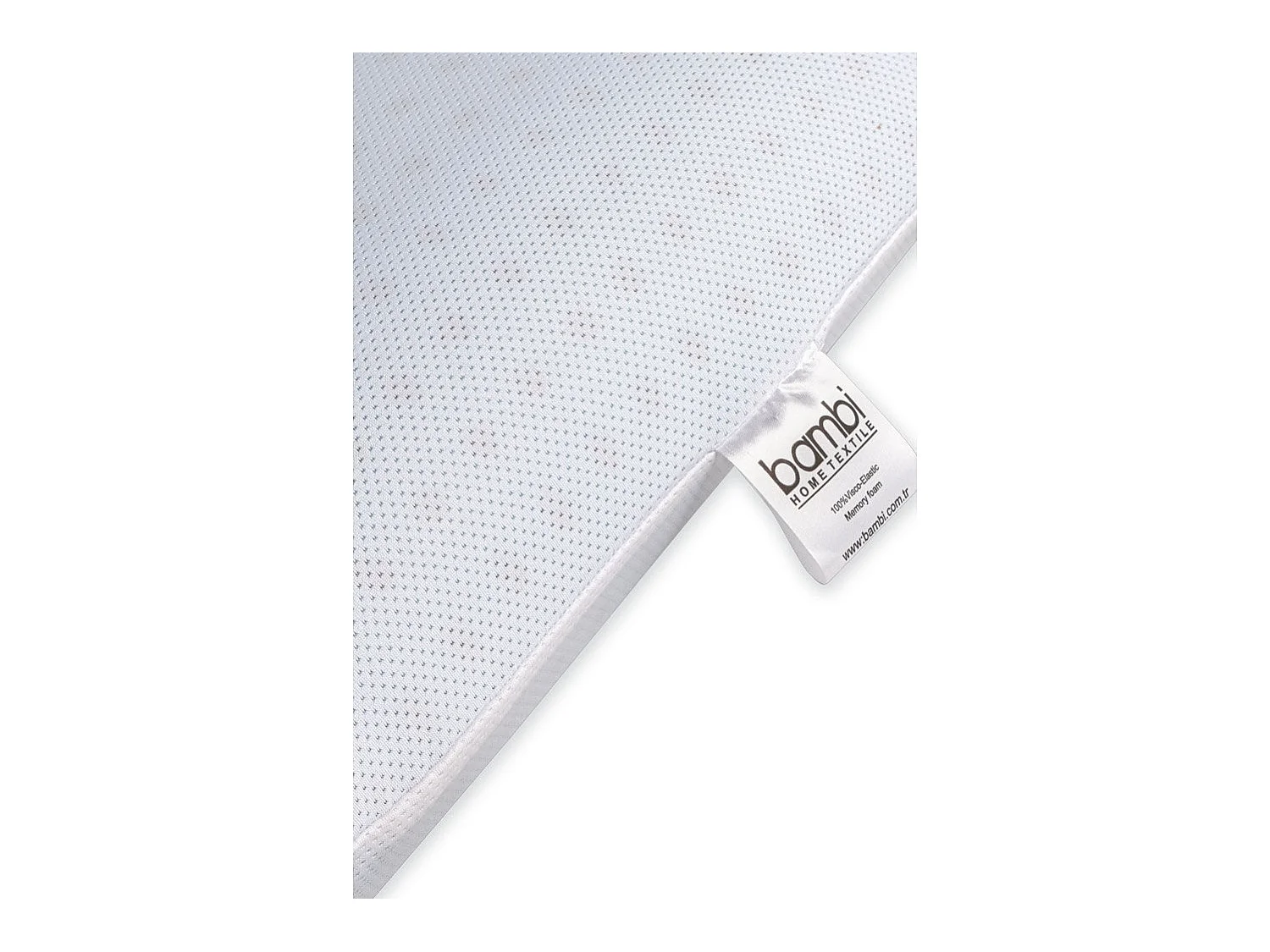 BAMBI Oreiller Airsmart 59 x 39 x 13 cm, Mousse à mémoire de forme à canaux d'aération, Soutien nuque