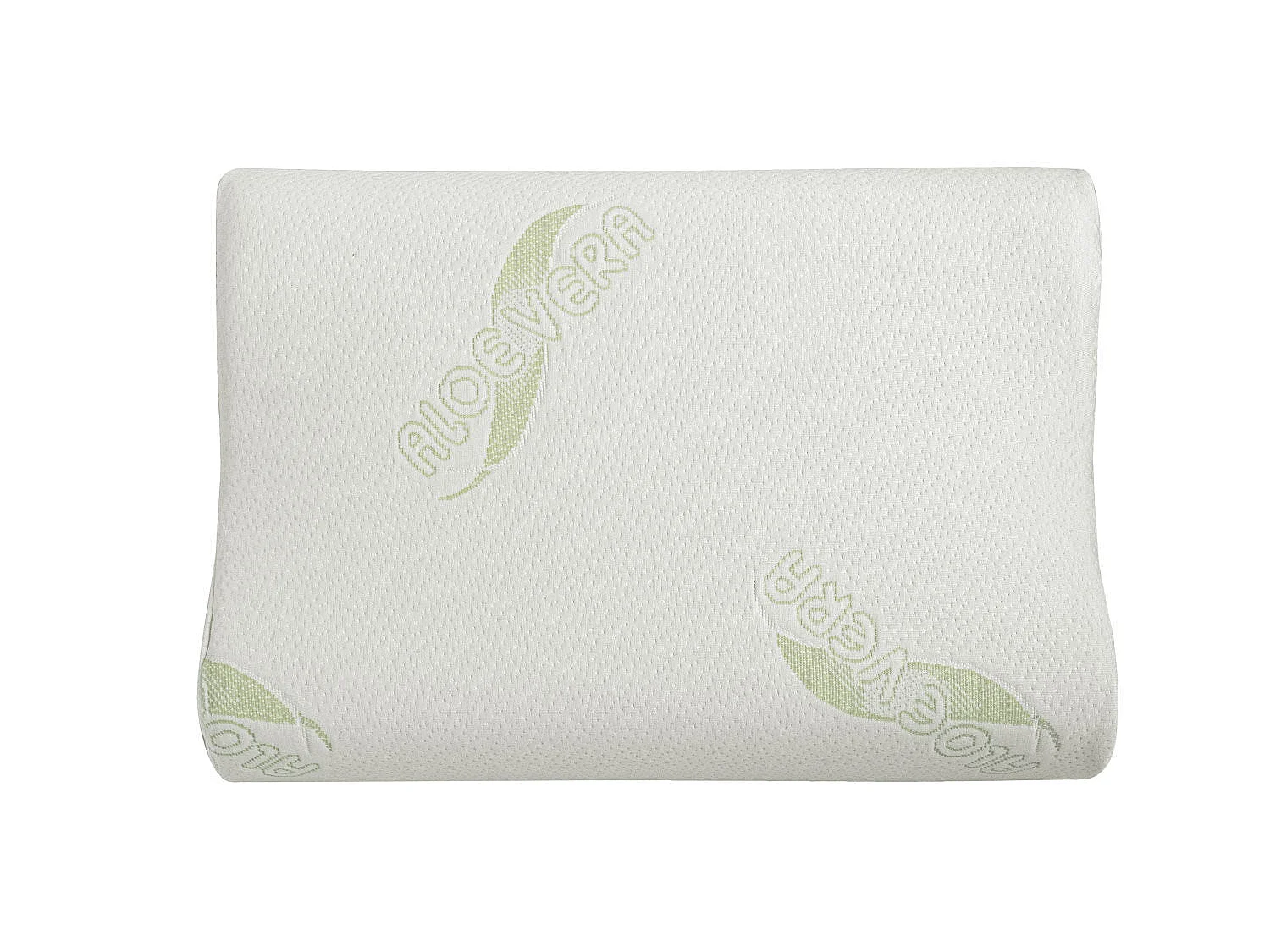 BAMBI Oreiller Viscovera 59 x 39 cm, Ergonomique réversible 12/10 cm, Housse aloé vera